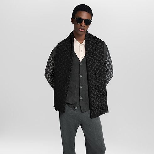 Bufanda Monogram Classic S00 Novedades Para hombre New Formal | LOUIS VUITTON (Zoom de producto)