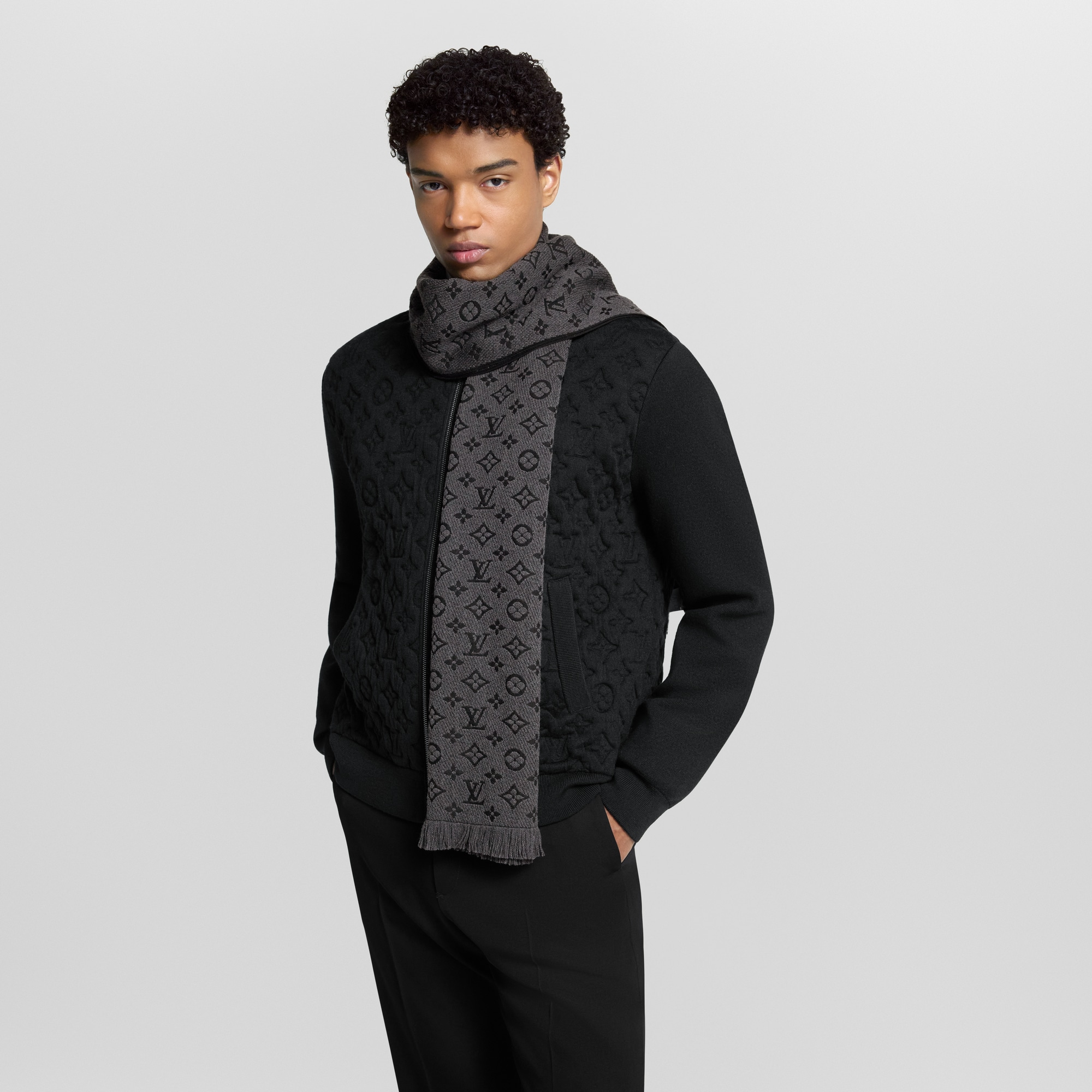 Bufanda Monogram Classic S00 Hombre Accesorios Bufandas | LOUIS VUITTON (Zoom de producto)
