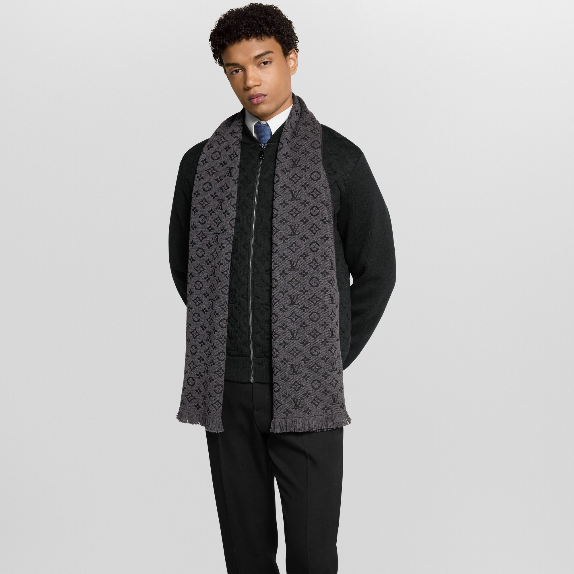Bufanda Monogram Classic S00 Hombre Accesorios Bufandas | LOUIS VUITTON (Zoom de producto)