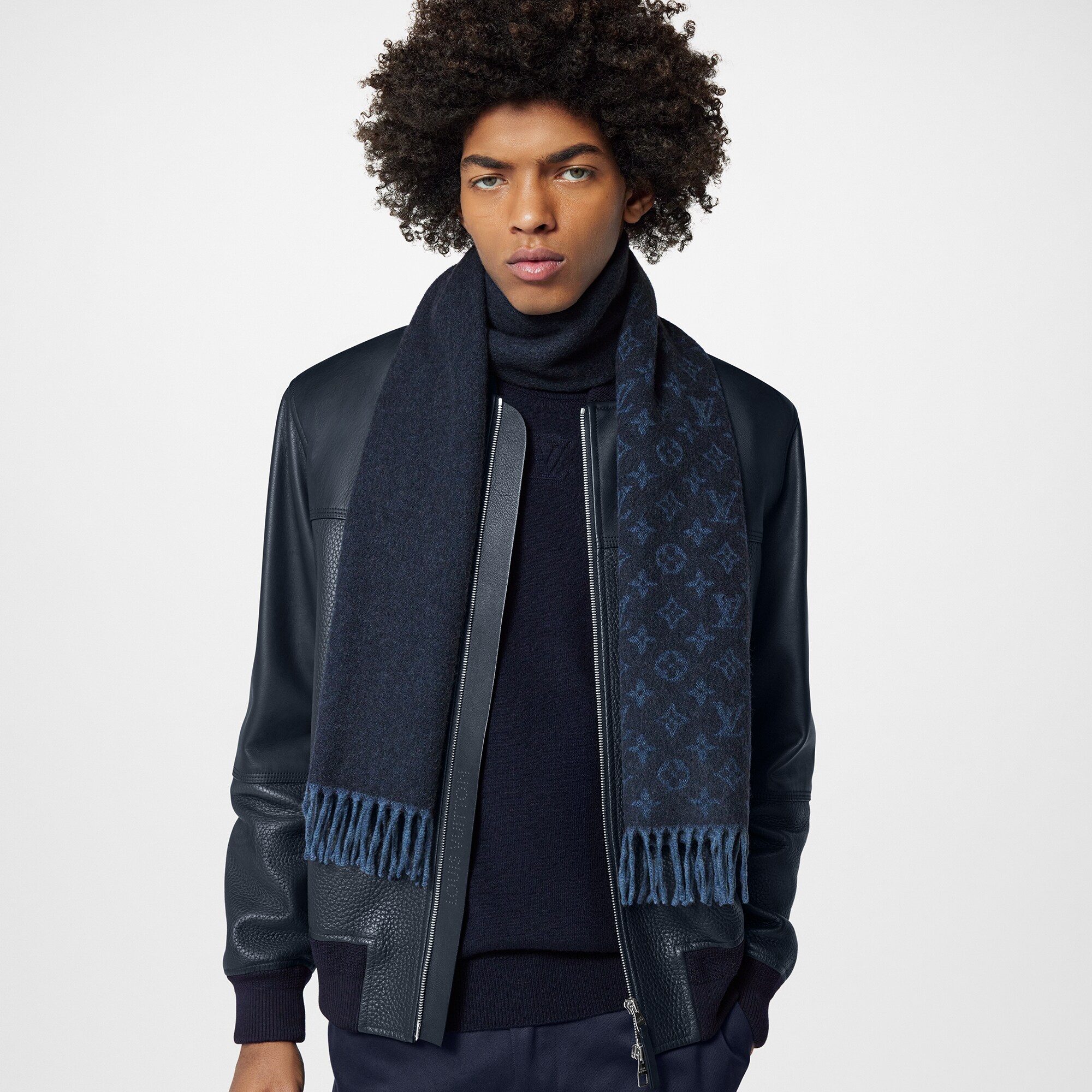 Bufanda Monogram Gradient S00 Hombre Accesorios Bufandas | LOUIS VUITTON (Zoom de producto)