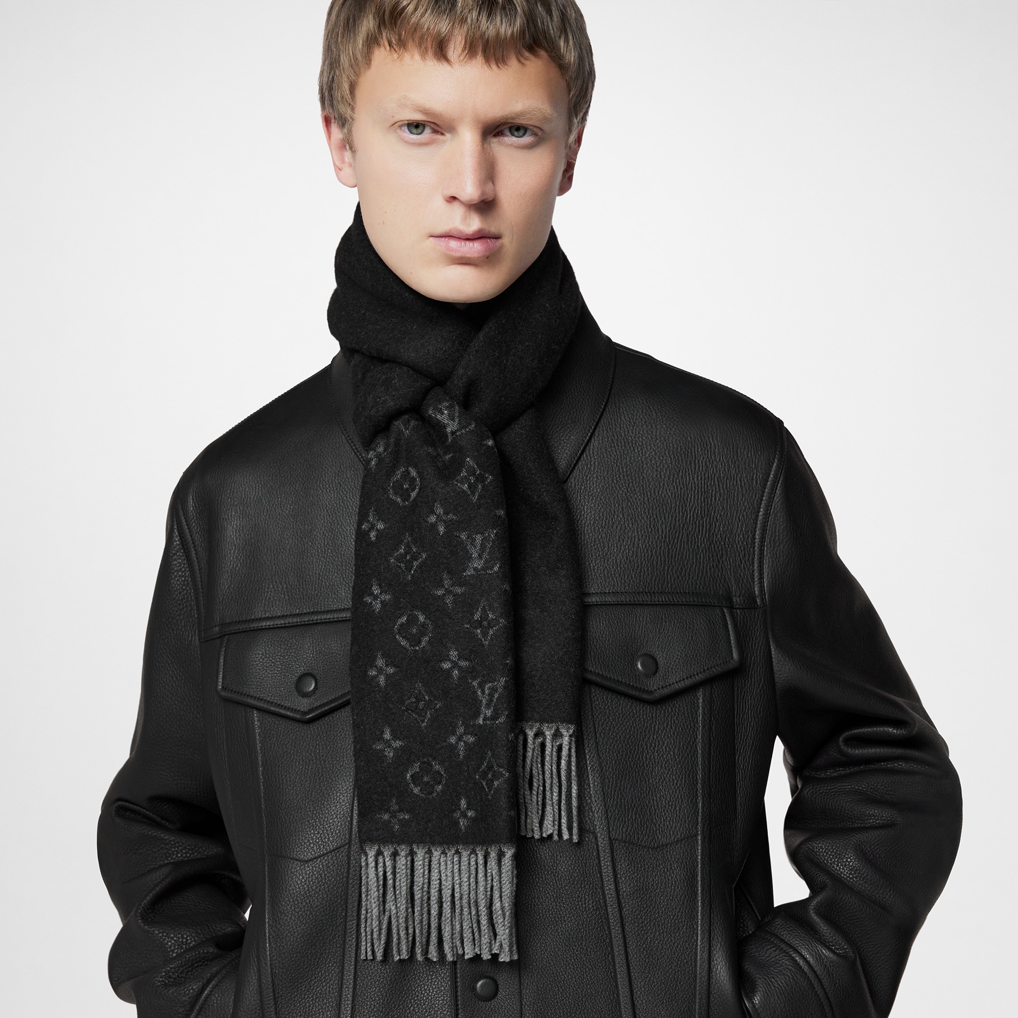 Bufanda Monogram Gradient S00 Hombre Accesorios Bufandas | LOUIS VUITTON (Zoom de producto)