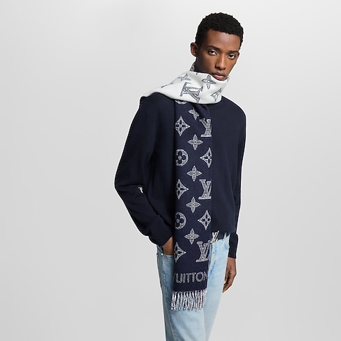 Bufanda Monogram Shadow S00 Hombre Accesorios Bufandas | LOUIS VUITTON (Zoom de producto)