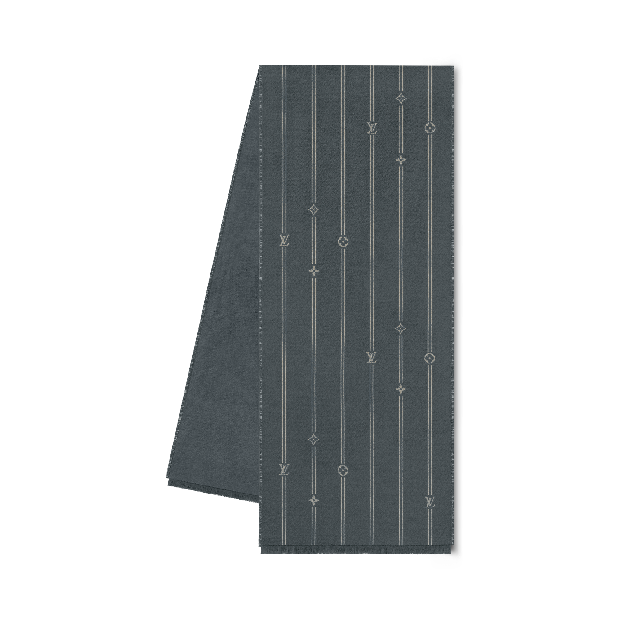 Bufanda Monogram Stripes S00 Hombre Accesorios Bufandas | LOUIS VUITTON (Zoom de producto)