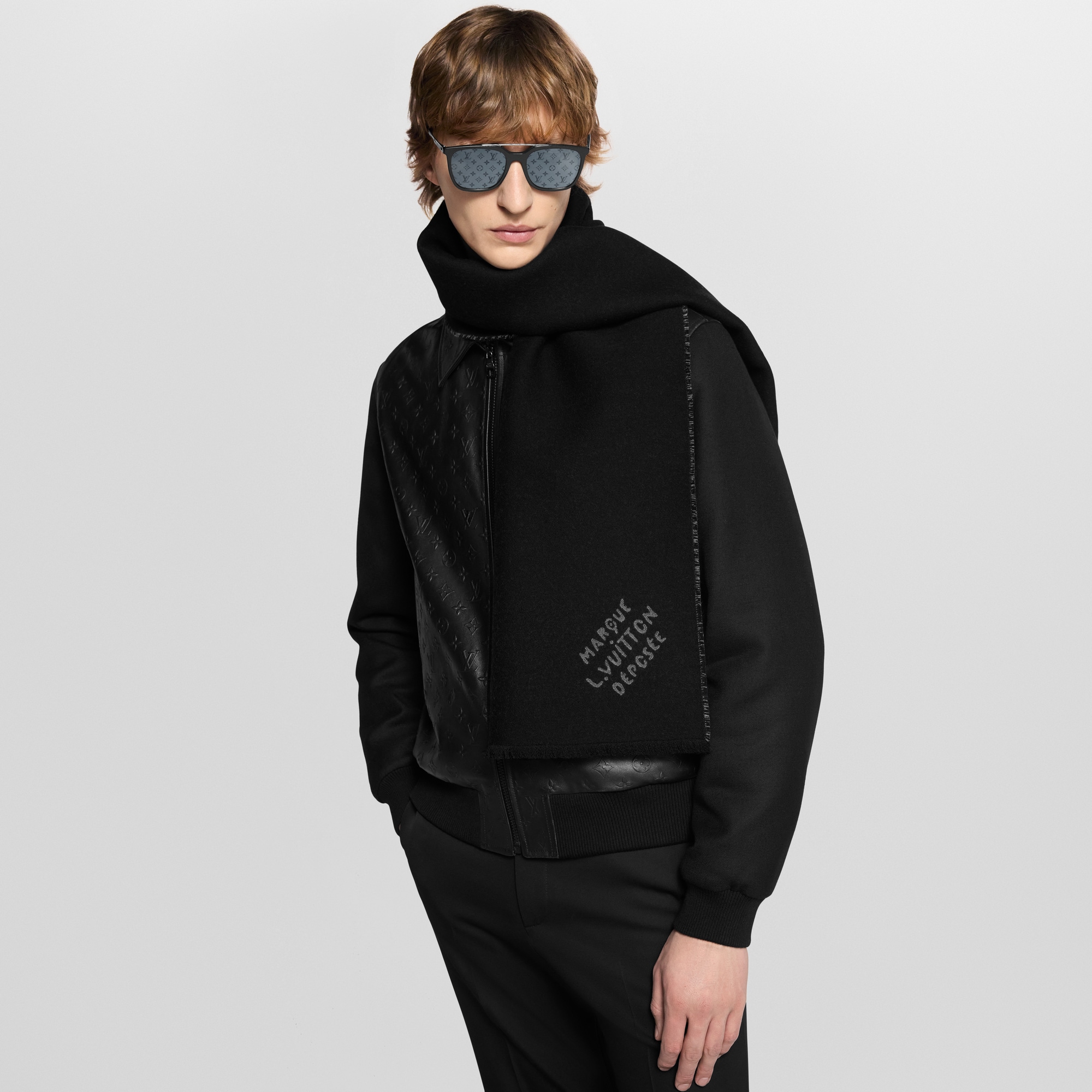 Bufanda Monogram Stripes S00 Hombre Accesorios Bufandas | LOUIS VUITTON (Zoom de producto)