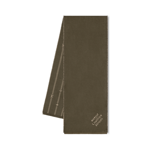 Bufanda Monogram Stripes S00 Hombre Accesorios Bufandas | LOUIS VUITTON (Zoom de producto)