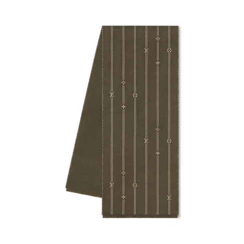 Bufanda Monogram Stripes S00 Hombre Accesorios Bufandas | LOUIS VUITTON (Zoom de producto)