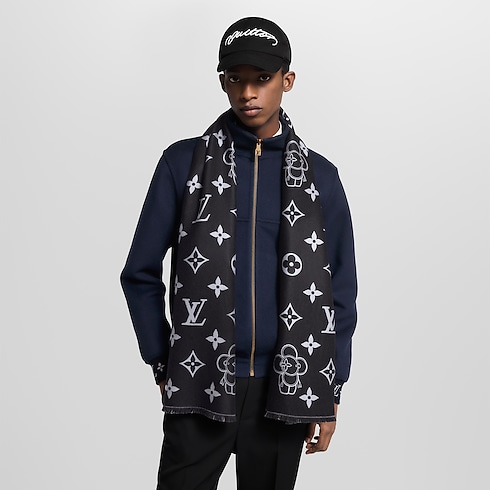 Bufanda Monogram Vivienne S00 Hombre Accesorios Bufandas | LOUIS VUITTON (Zoom de producto)