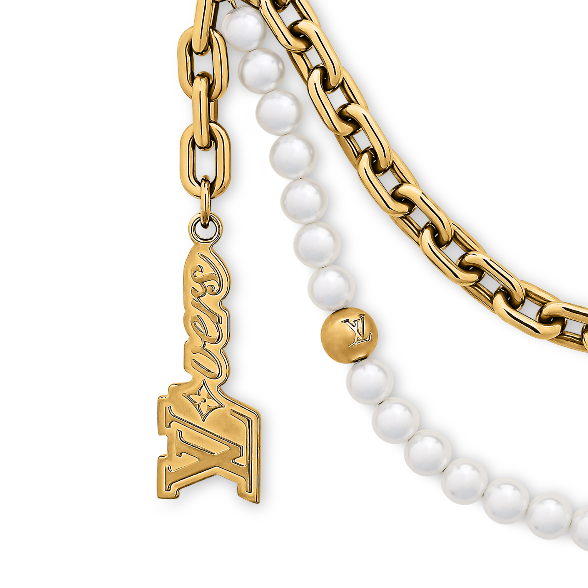 Cadena para bolso Pearls Mini S00 Hombre Accesorios Llaveros y charms | LOUIS VUITTON (Zoom de producto)