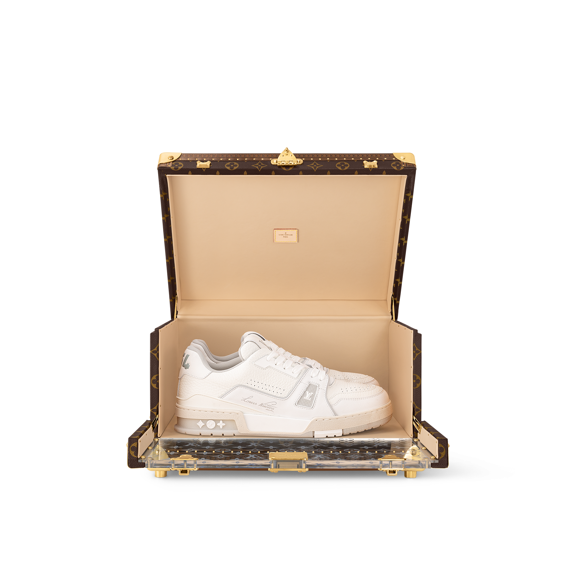 Caja para zapatos Monogram Lona Monogram Baúles, Viaje y Hogar Baúles y Cofres Cofres | LOUIS VUITTON (Zoom de producto)