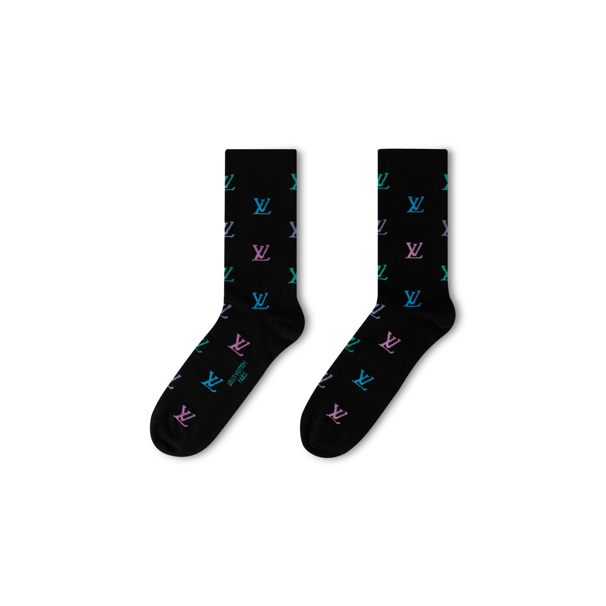 Calcetines LV Blason Shading S00 Hombre Accesorios Accesorios para el hogar | LOUIS VUITTON (Zoom de producto)