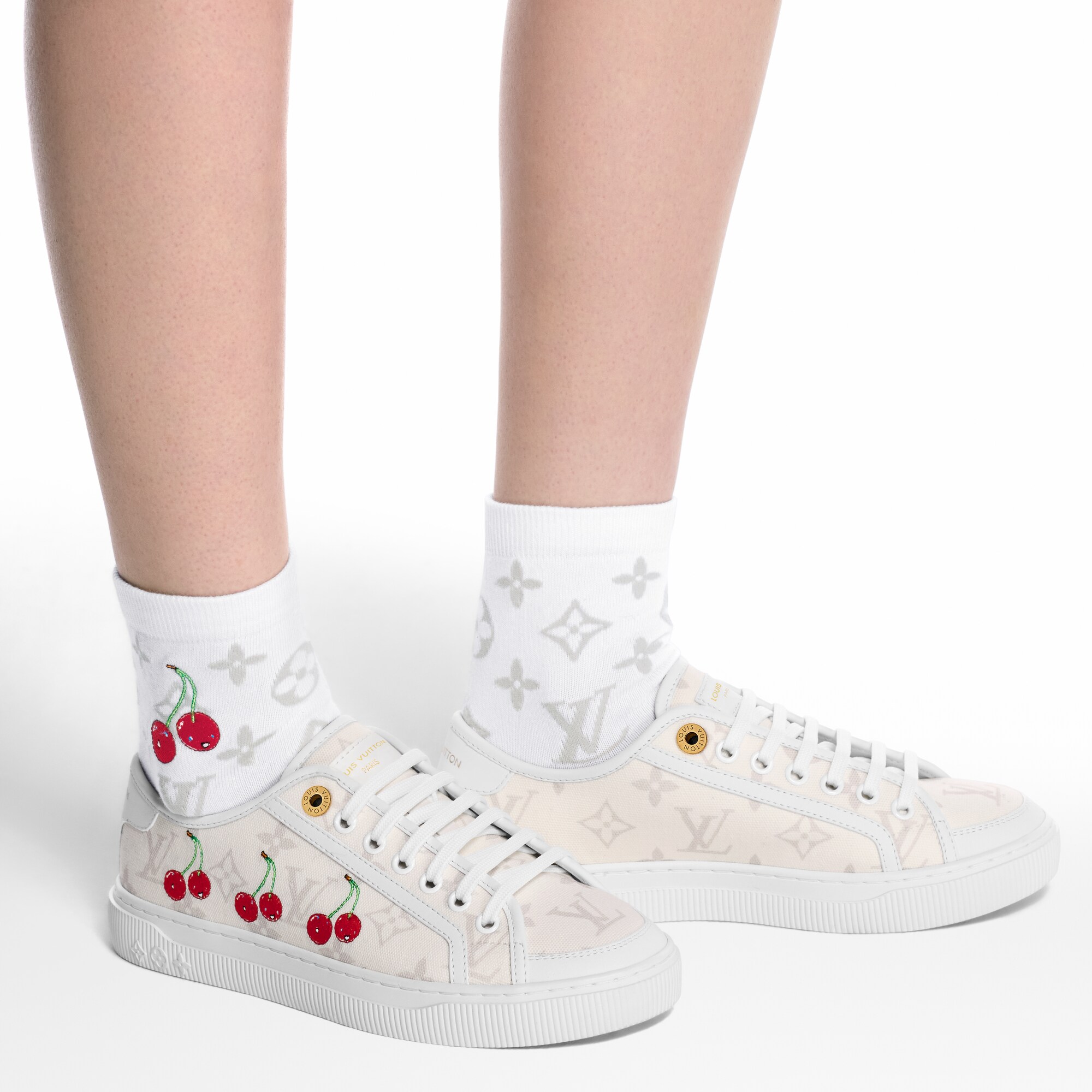 Calcetines Monogram Cerise LV x TM S00 Mujer Accesorios Accesorios para el hogar | LOUIS VUITTON (Zoom de producto)