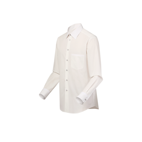 Camisa clásica bordada Hombre Prêt-à-Porter Camisas | LOUIS VUITTON (Zoom de producto)