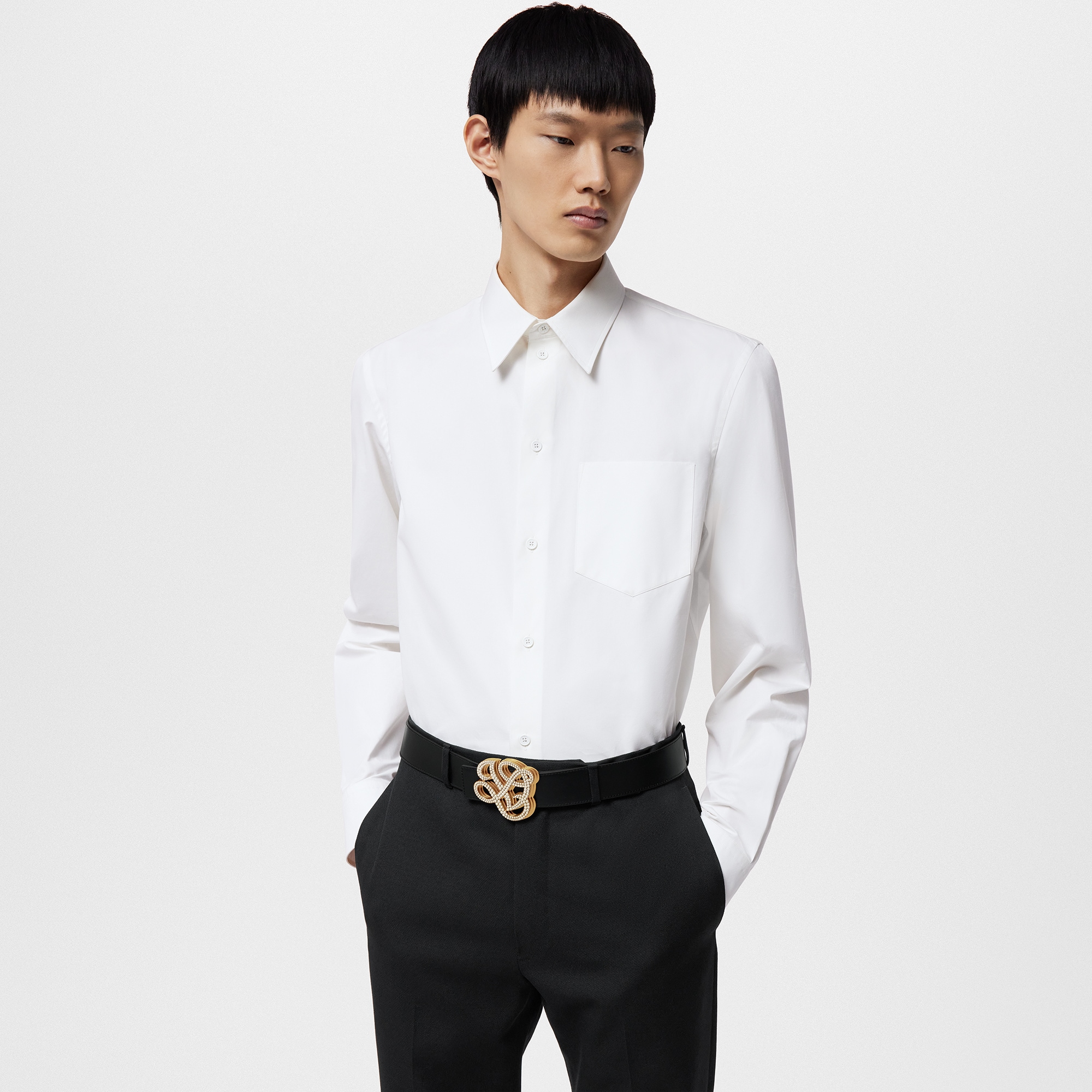 Camisa clásica de algodón  Hombre Prêt-à-Porter Camisas | LOUIS VUITTON (Zoom de producto)