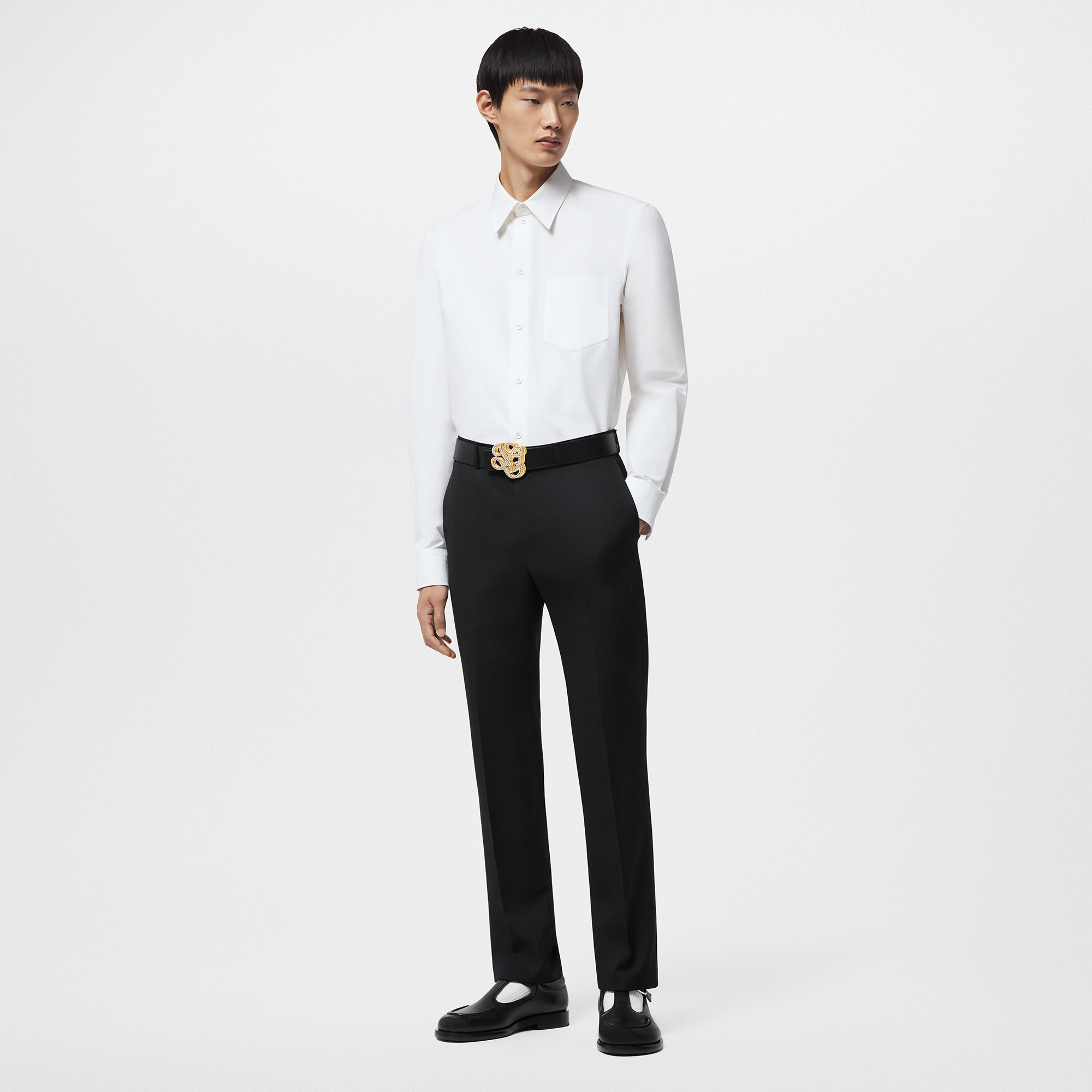 Camisa clásica de algodón  Hombre Prêt-à-Porter Camisas | LOUIS VUITTON (Zoom de producto)