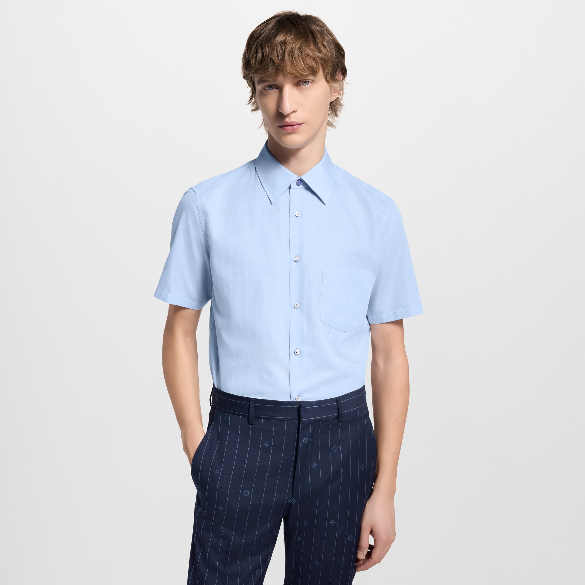 Camisa clásica de manga corta  Hombre Prêt-à-Porter Camisas | LOUIS VUITTON (Zoom de producto)