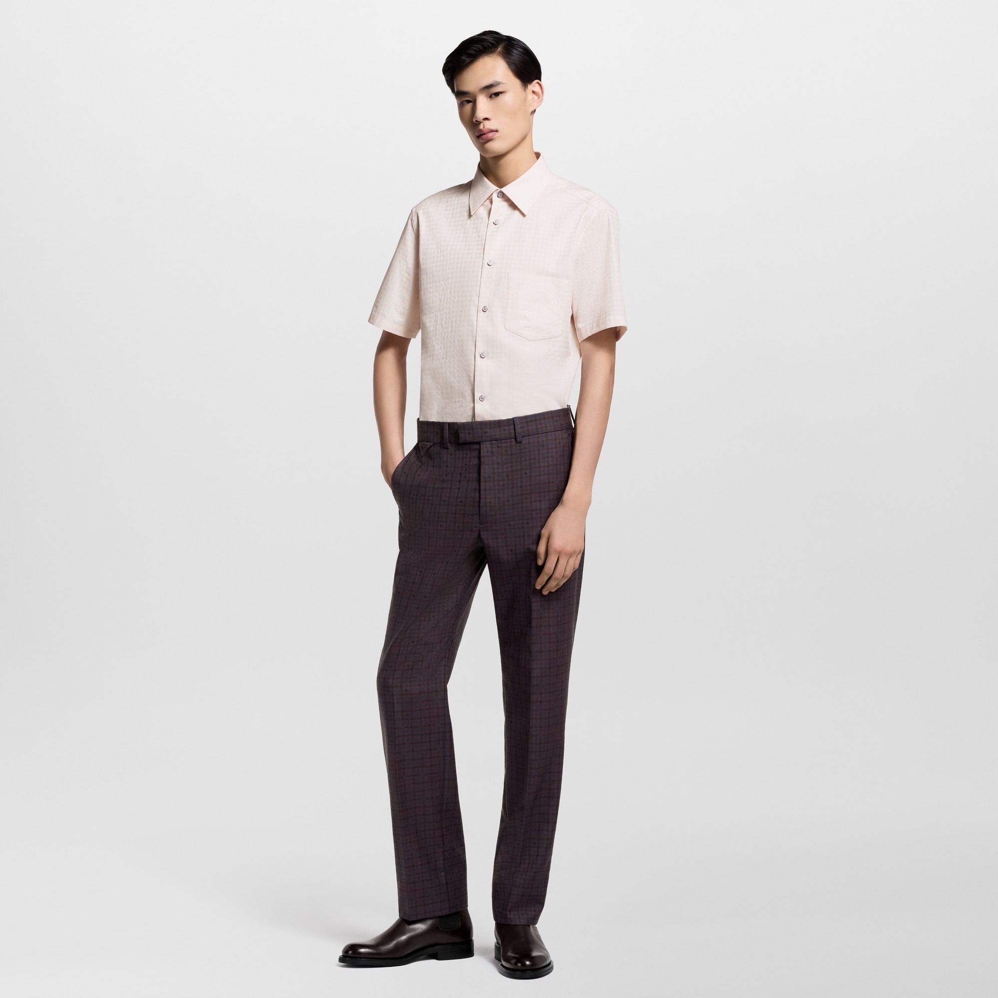 Camisa clásica de manga corta  Hombre Prêt-à-Porter Camisas | LOUIS VUITTON (Zoom de producto)
