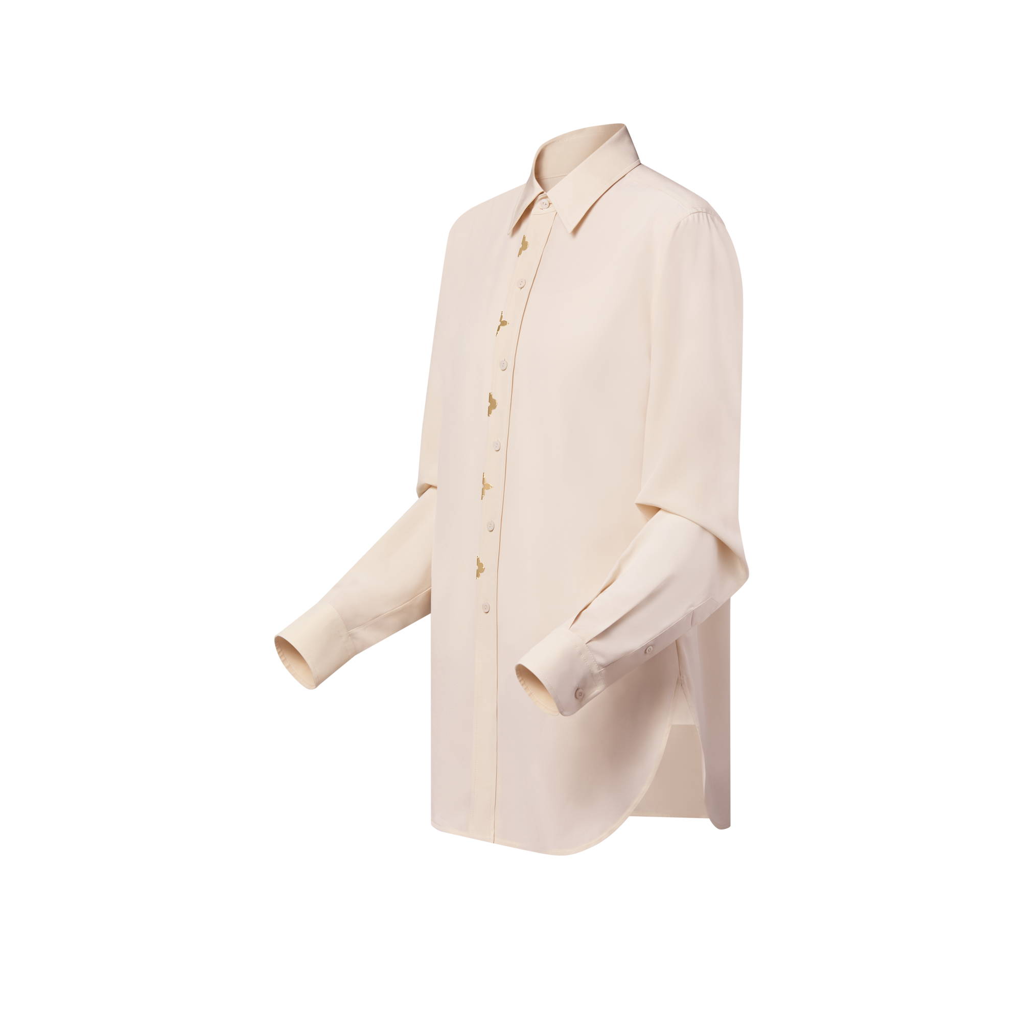 Camisa con detalle Monogram  Mujer Prêt-à-Porter Tops | LOUIS VUITTON (Zoom de producto)