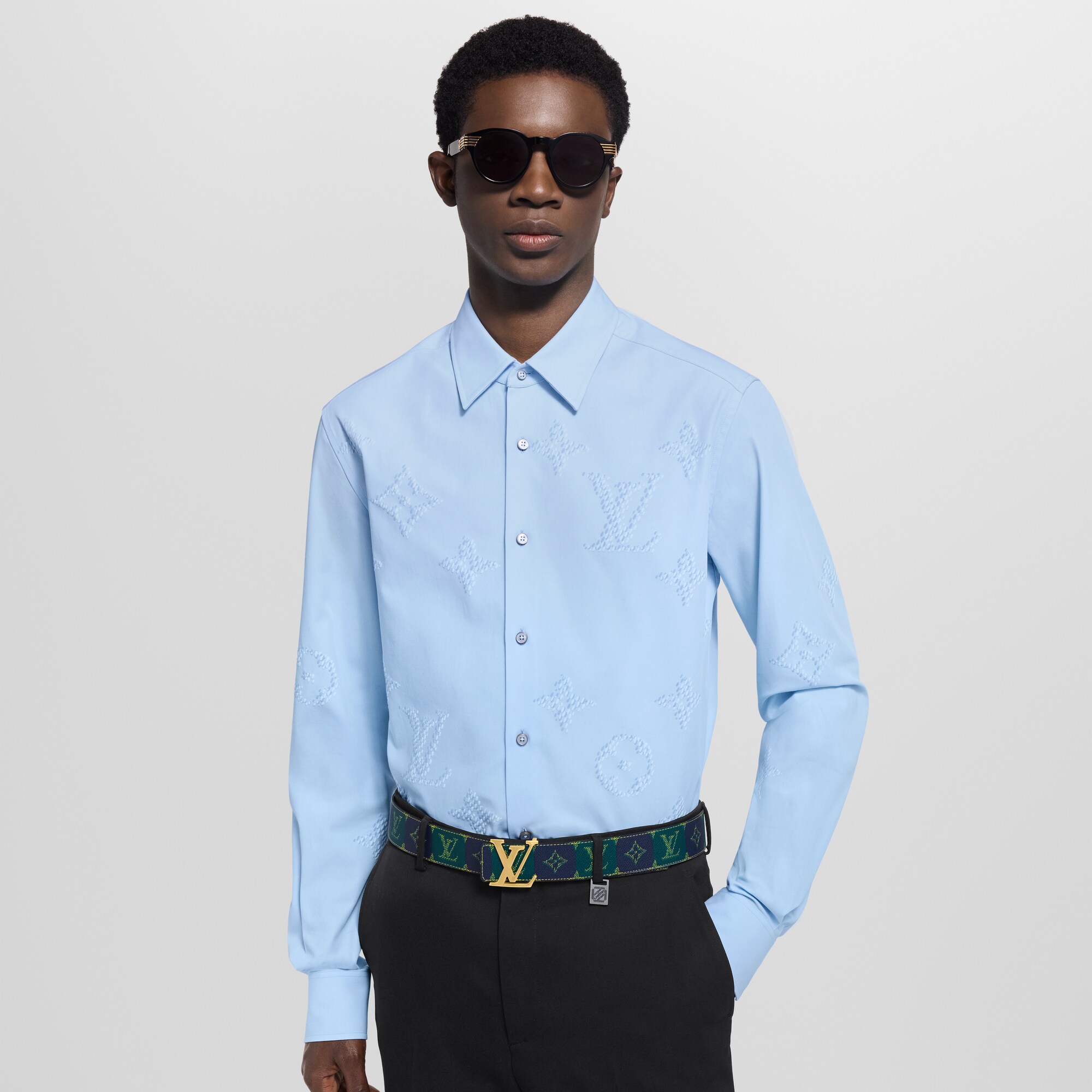 Camisa con estampado Monogram  Hombre Prêt-à-Porter Camisas | LOUIS VUITTON (Zoom de producto)
