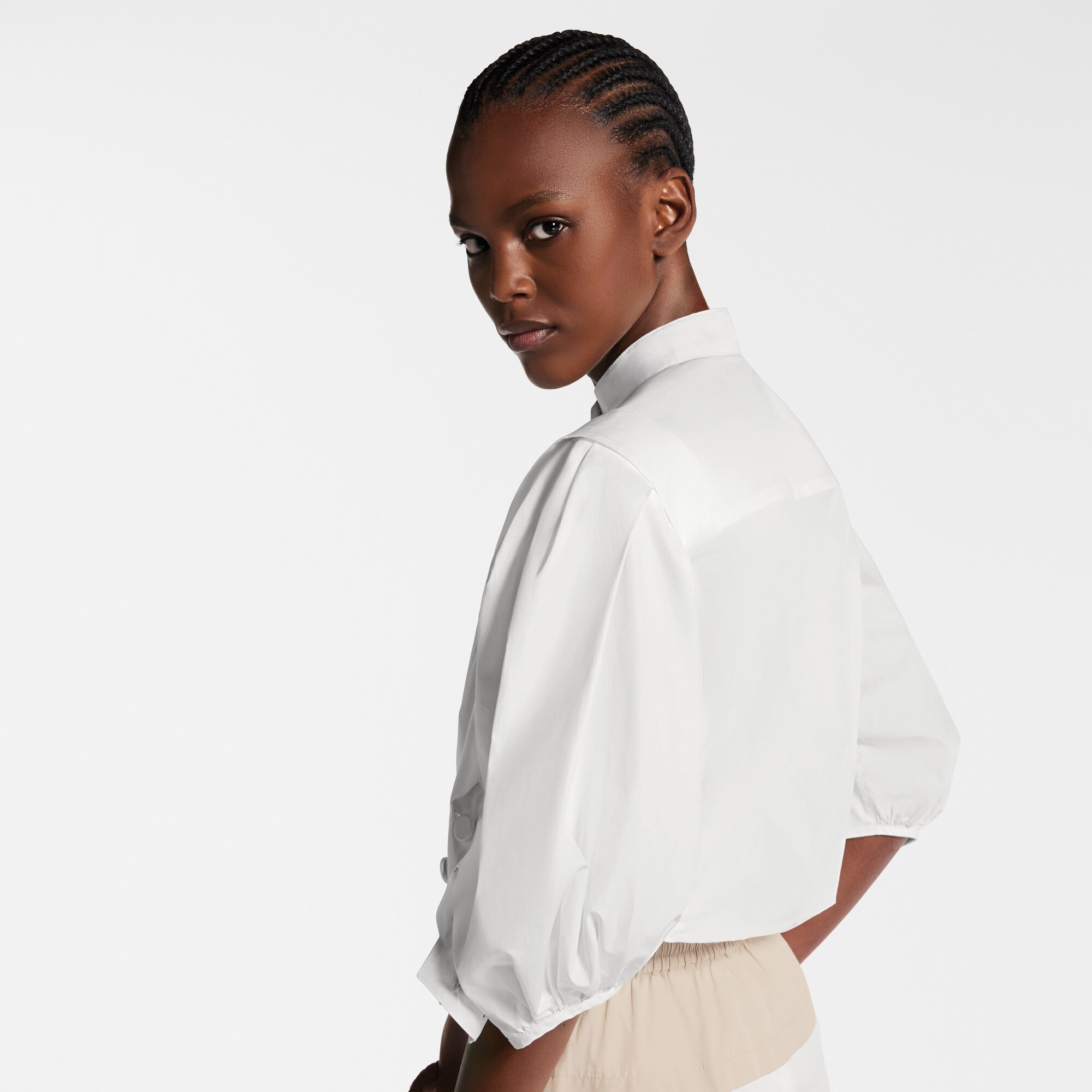 Camisa con manga farol  Mujer Prêt-à-Porter Tops | LOUIS VUITTON (Zoom de producto)