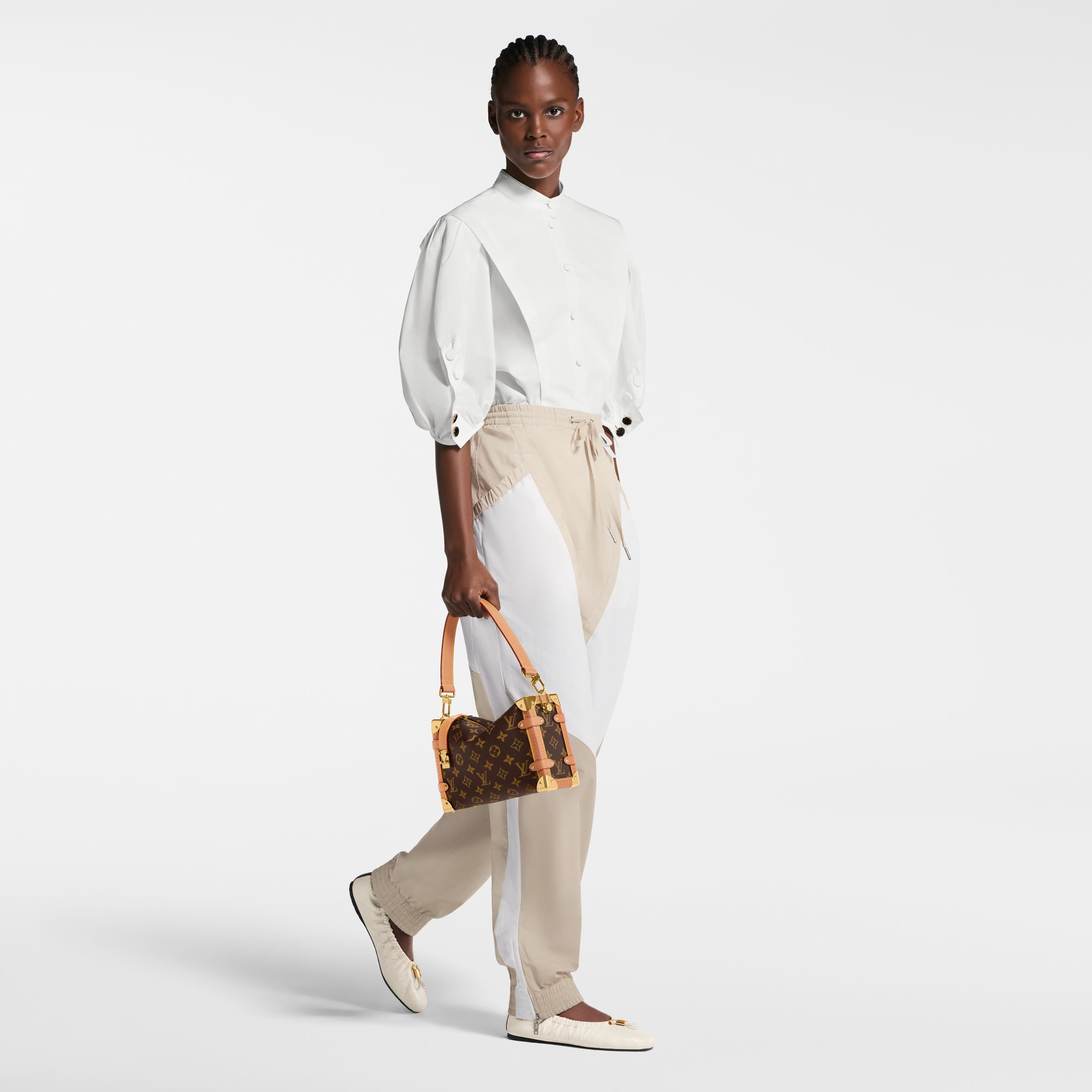 Camisa con manga farol  Mujer Prêt-à-Porter Tops | LOUIS VUITTON (Zoom de producto)