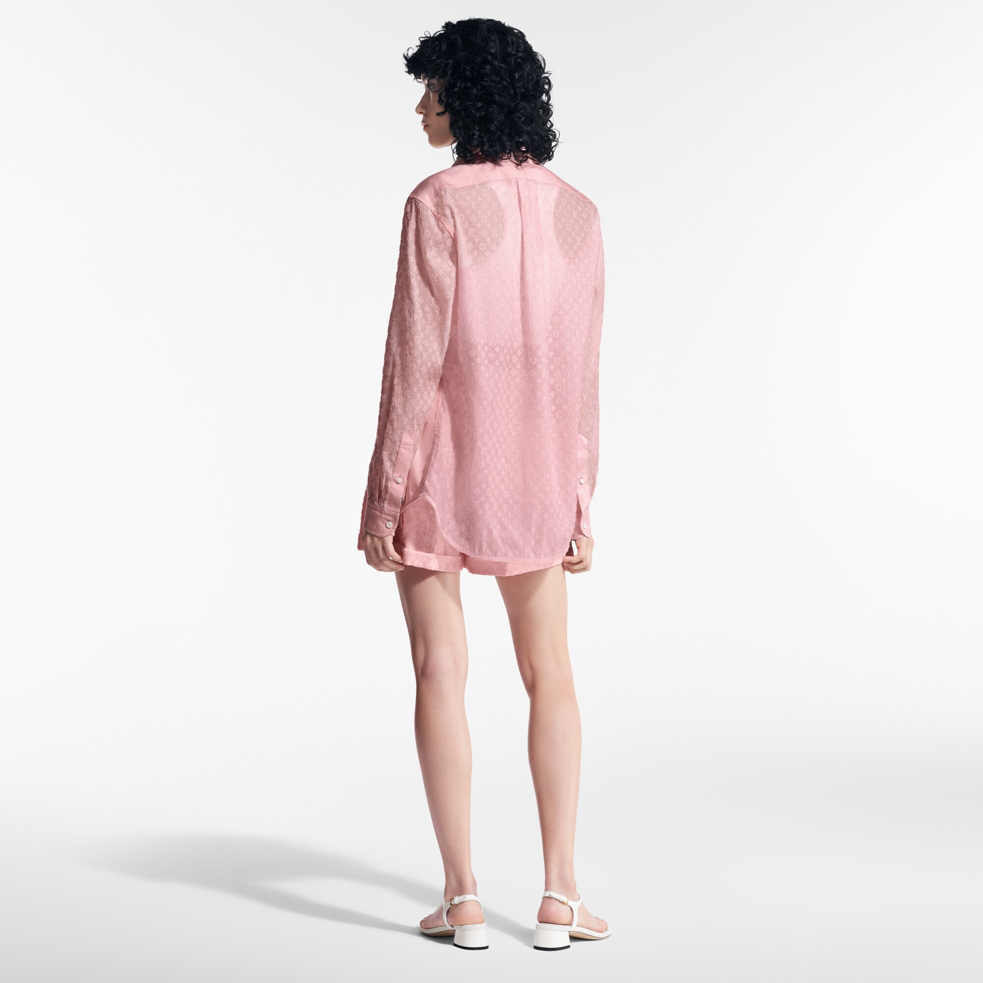 Camisa con mangas Monogram  Mujer Prêt-à-Porter Tops | LOUIS VUITTON (Zoom de producto)
