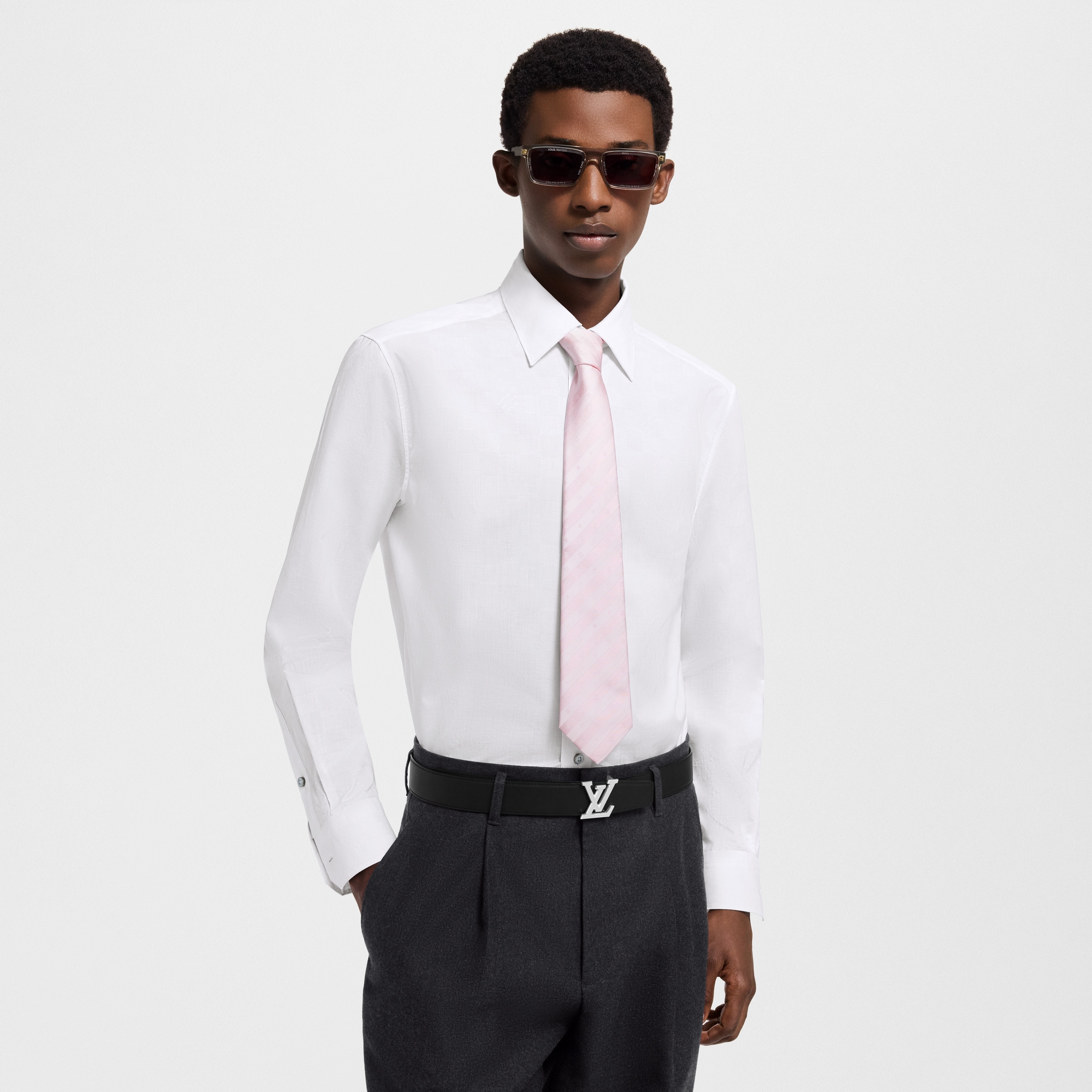 Camisa Damier de manga larga  Hombre Prêt-à-Porter Camisas | LOUIS VUITTON (Zoom de producto)