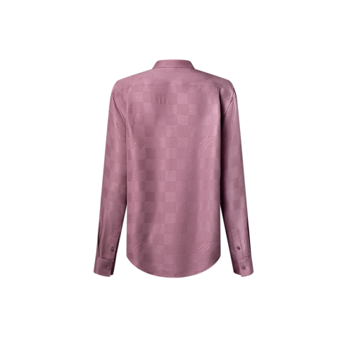 Camisa Damier de seda Hombre Prêt-à-Porter Camisas | LOUIS VUITTON (Zoom de producto)