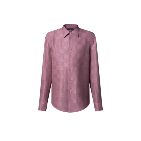 Camisa Damier de seda Hombre Prêt-à-Porter Camisas | LOUIS VUITTON (Zoom de producto)