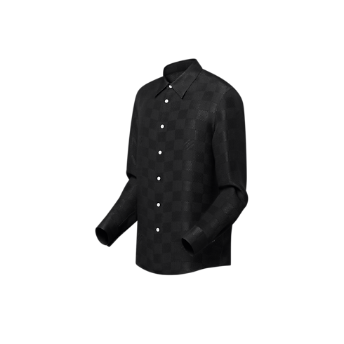Camisa Damier de seda Hombre Prêt-à-Porter Camisas | LOUIS VUITTON (Zoom de producto)