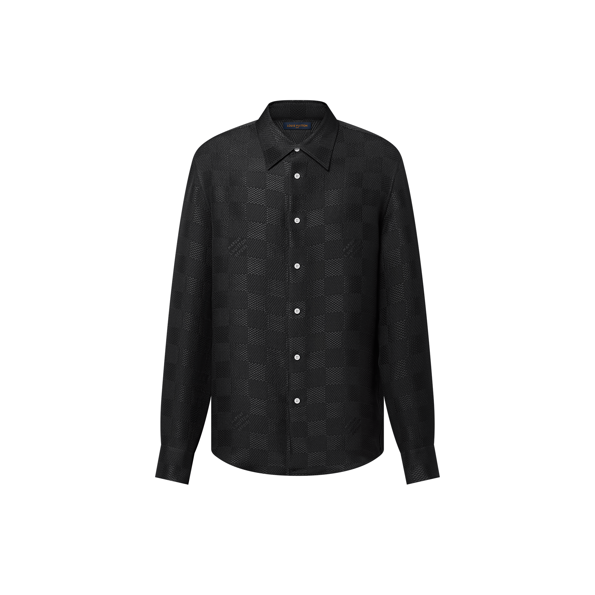 Camisa Damier de seda  Hombre Prêt-à-Porter Camisas | LOUIS VUITTON (Zoom de producto)