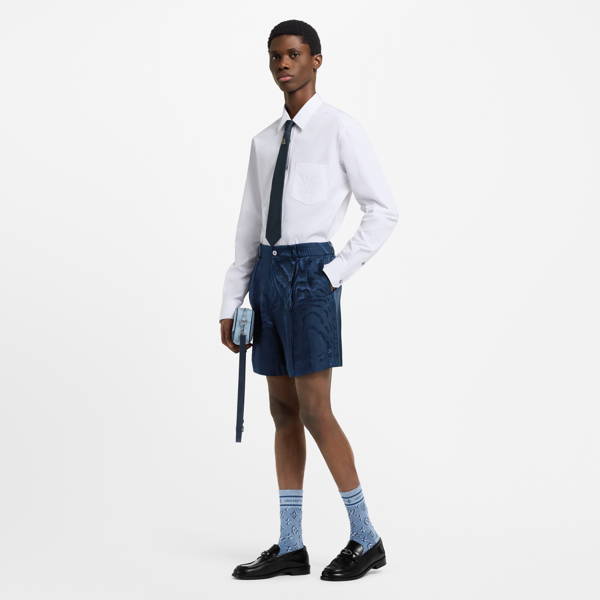 Camisa de algodón con motivo distintivo  Hombre Prêt-à-Porter Camisas | LOUIS VUITTON (Zoom de producto)
