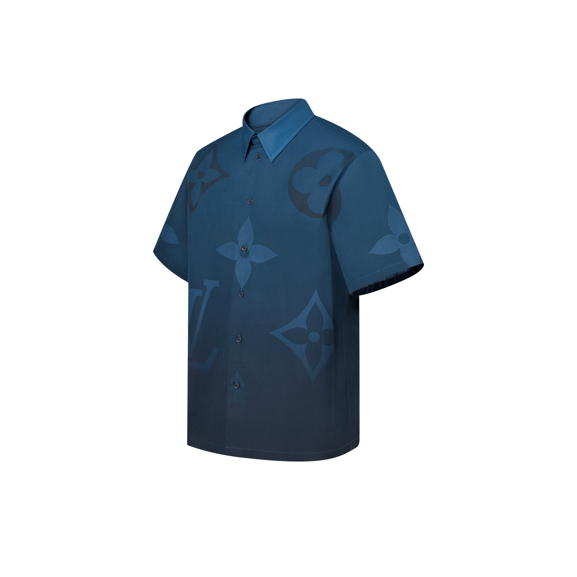 Camisa de manga corta con estampado Monogram  Hombre Prêt-à-Porter Camisas | LOUIS VUITTON (Zoom de producto)