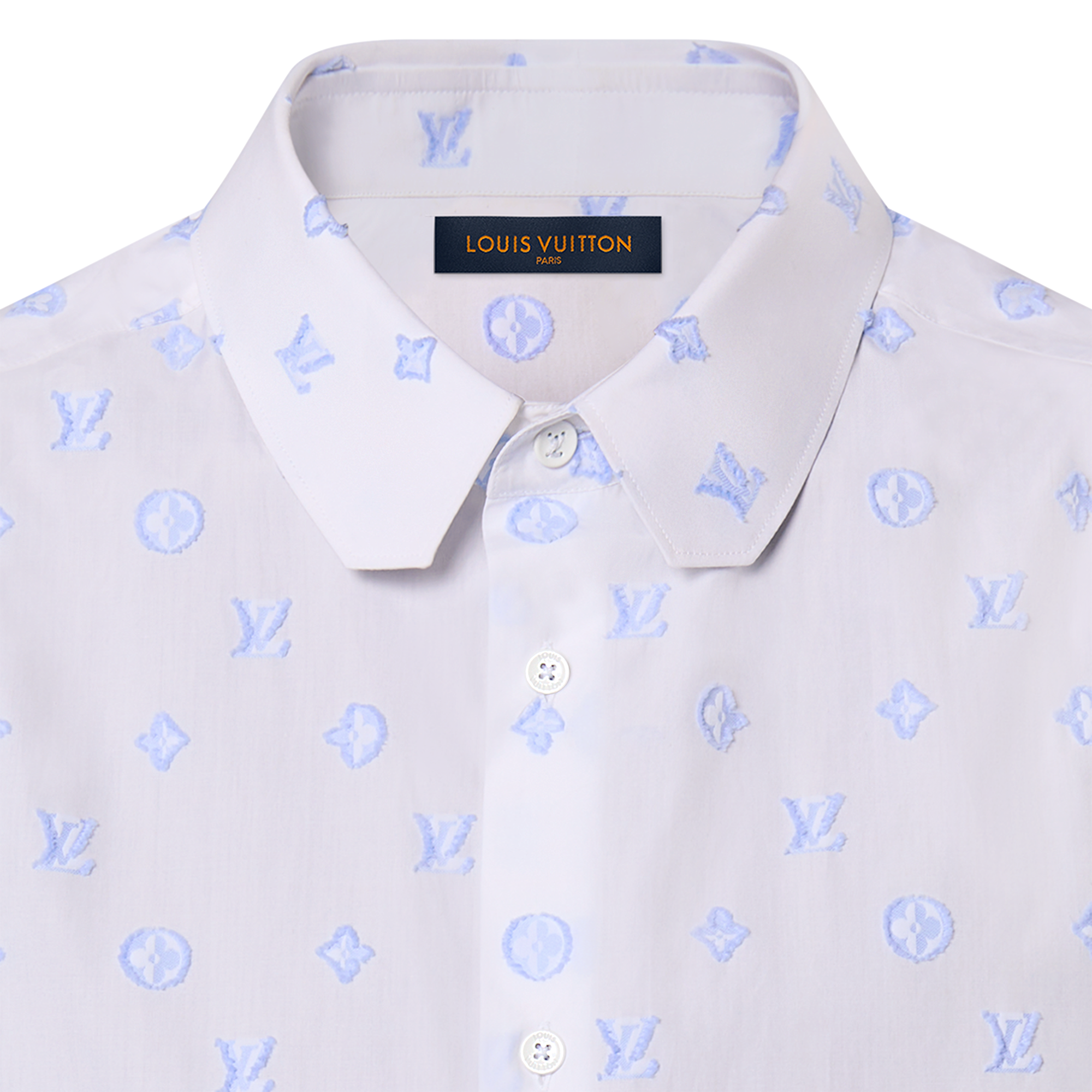 Camisa de manga corta en algodón  Hombre Prêt-à-Porter Camisas | LOUIS VUITTON (Zoom de producto)