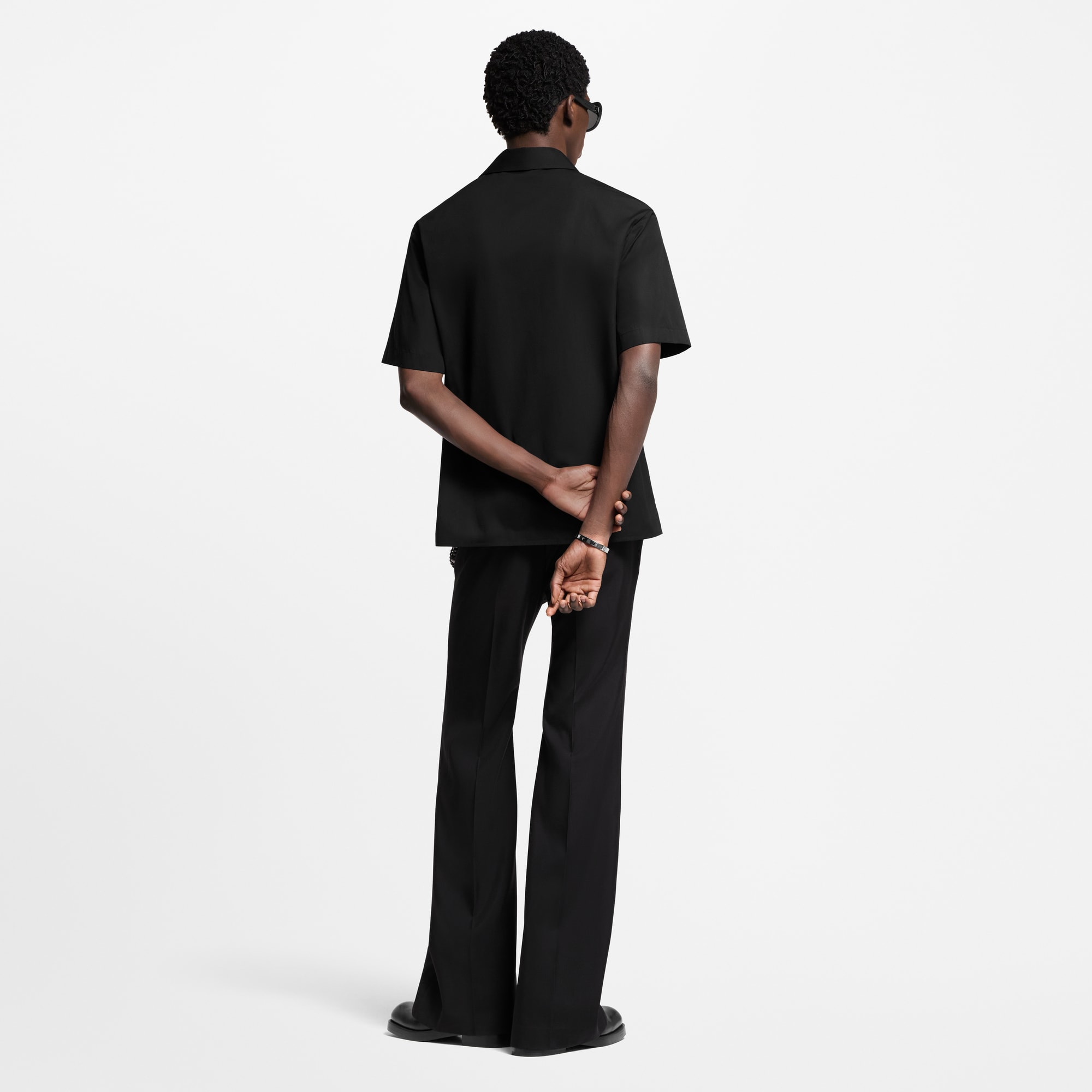 Camisa de manga corta en algodón  Hombre Prêt-à-Porter Camisas | LOUIS VUITTON (Zoom de producto)