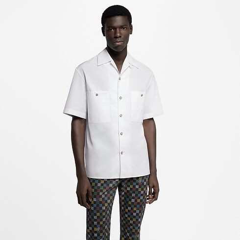 Camisa de manga corta en algodón Hombre Prêt-à-Porter Camisas | LOUIS VUITTON (Zoom de producto)