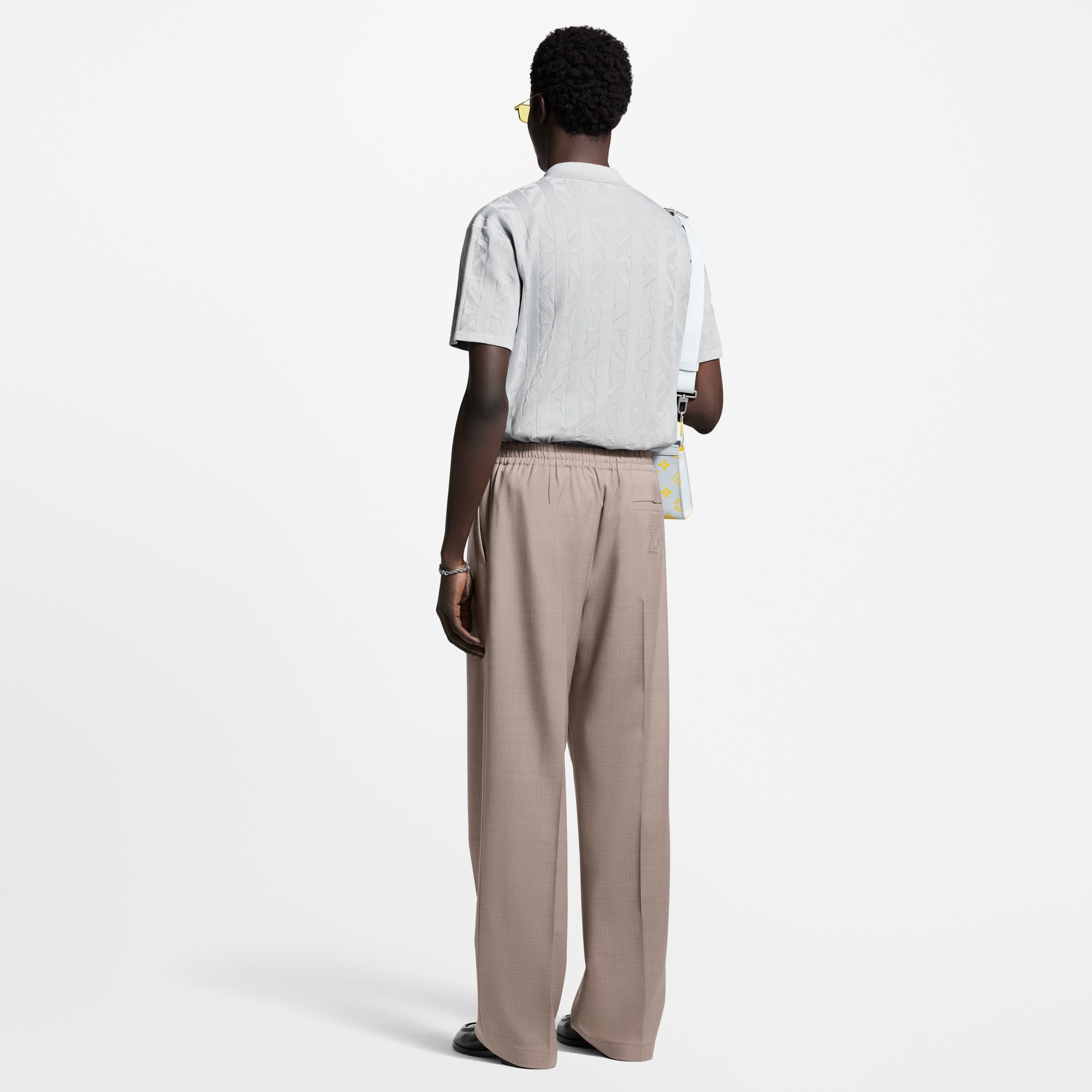 Camisa de manga corta en punto  Hombre Prêt-à-Porter Camisas | LOUIS VUITTON (Zoom de producto)