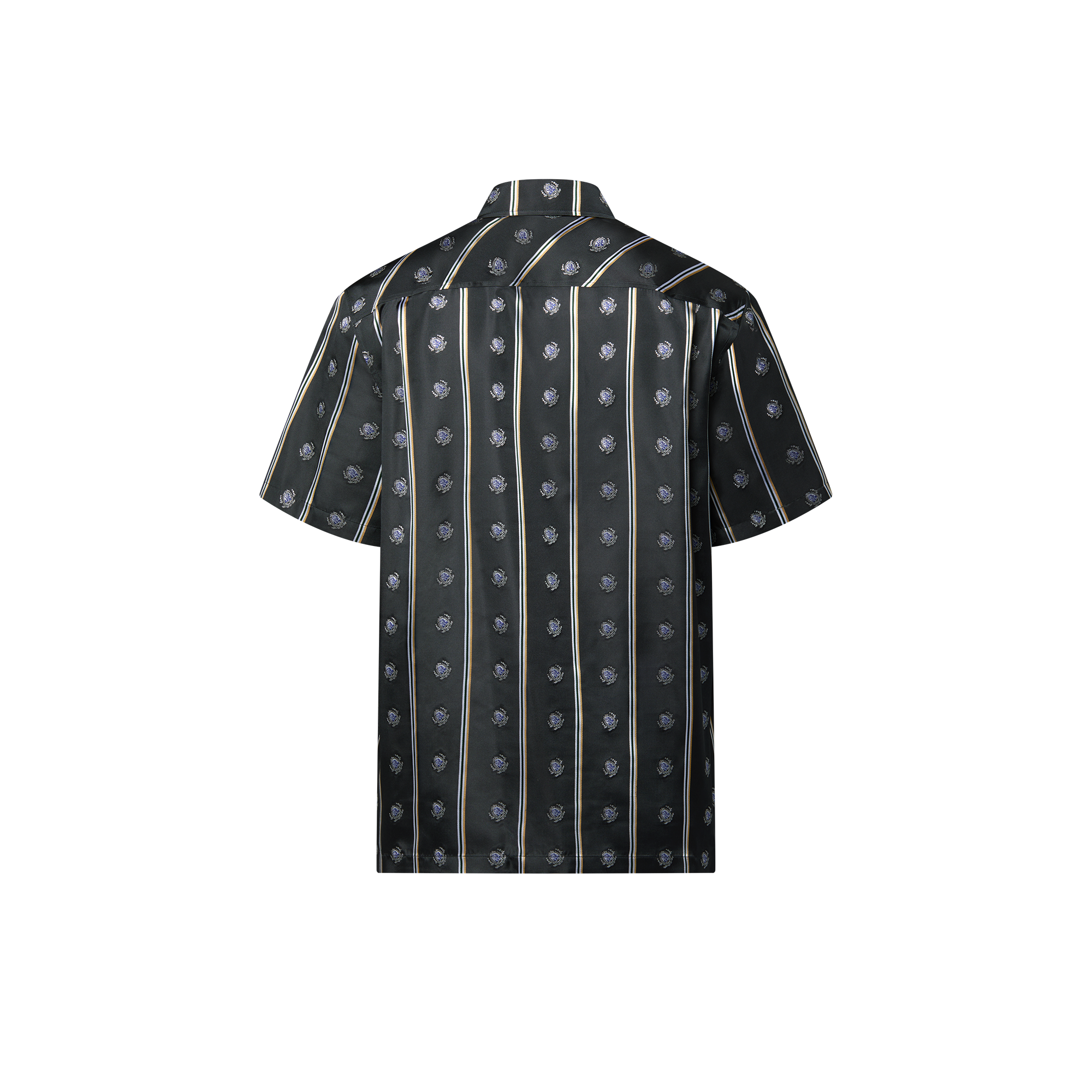 Camisa de manga corta en seda  in Hombre