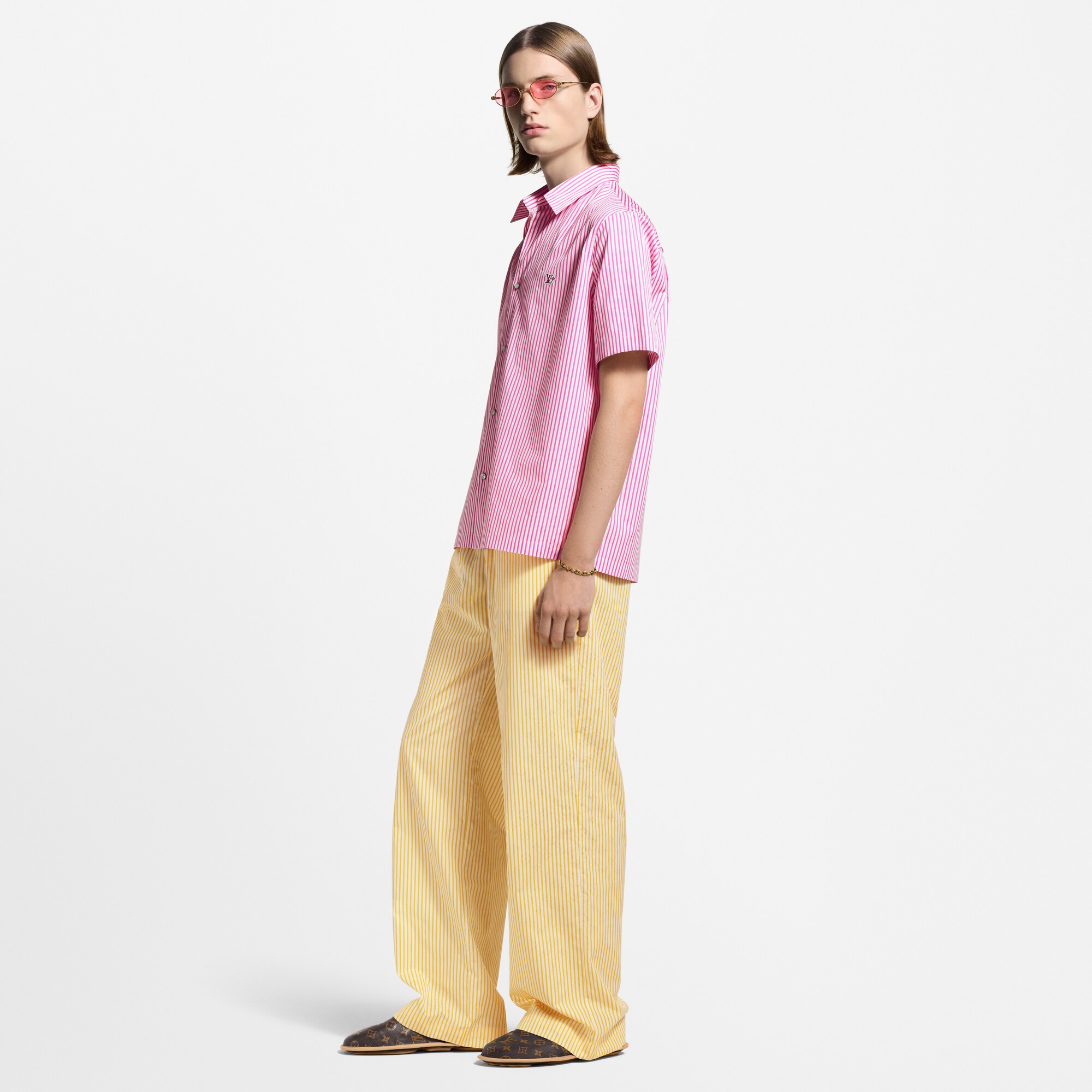 Camisa de manga corta Monogram  Hombre Prêt-à-Porter Camisas | LOUIS VUITTON (Zoom de producto)