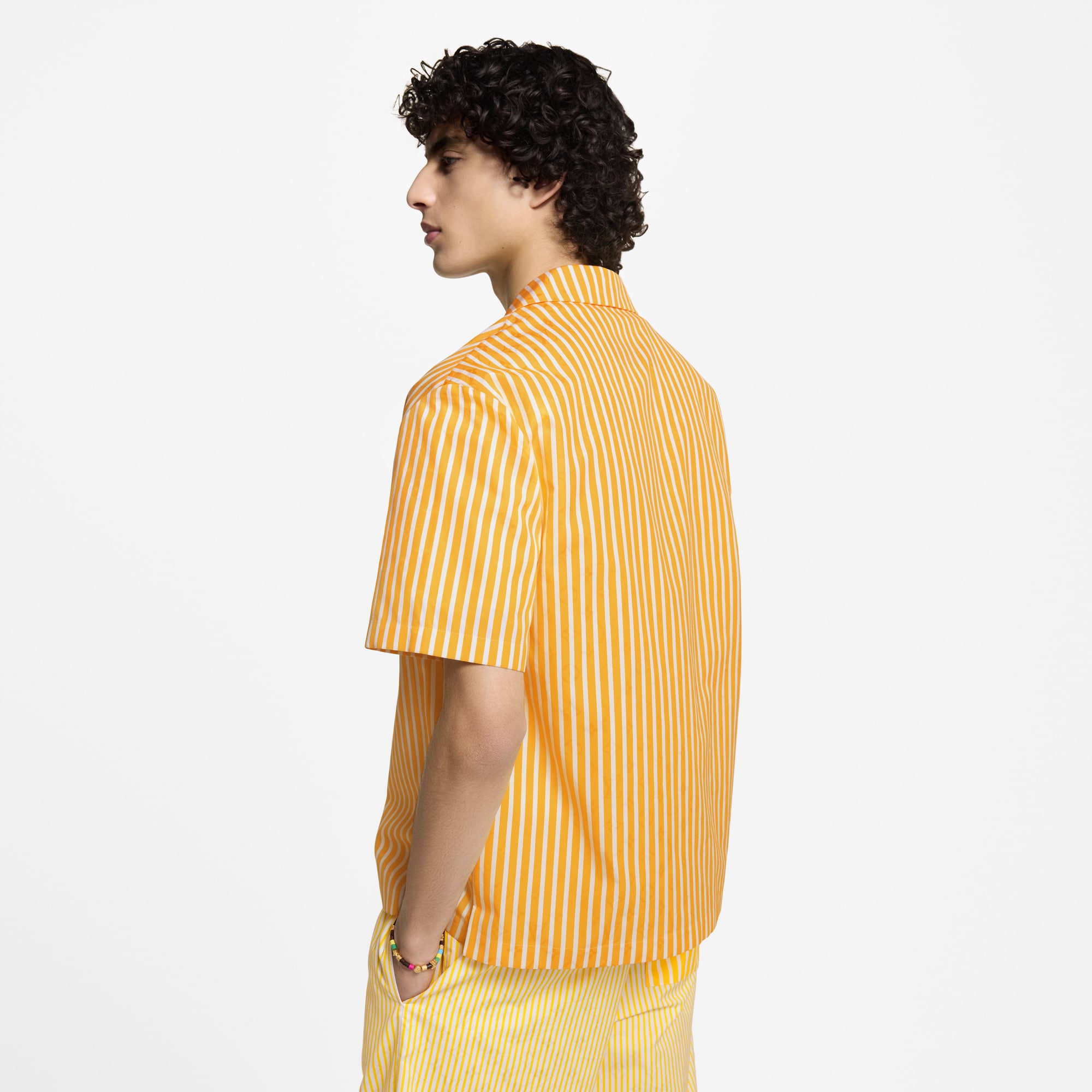 Camisa de manga corta Monogram de rayas  Hombre Prêt-à-Porter Camisas | LOUIS VUITTON (Zoom de producto)