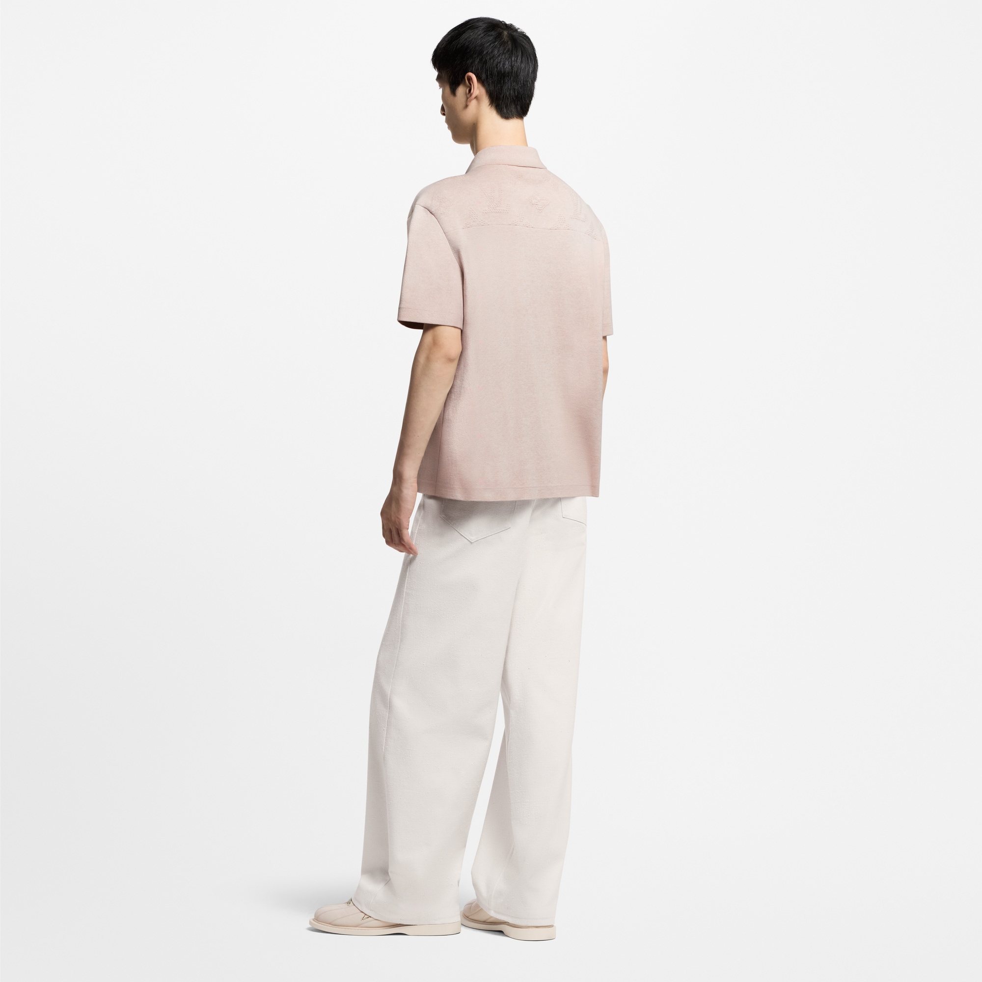 Camisa de manga corta Monogram en punto  Hombre Prêt-à-Porter Camisas | LOUIS VUITTON (Zoom de producto)
