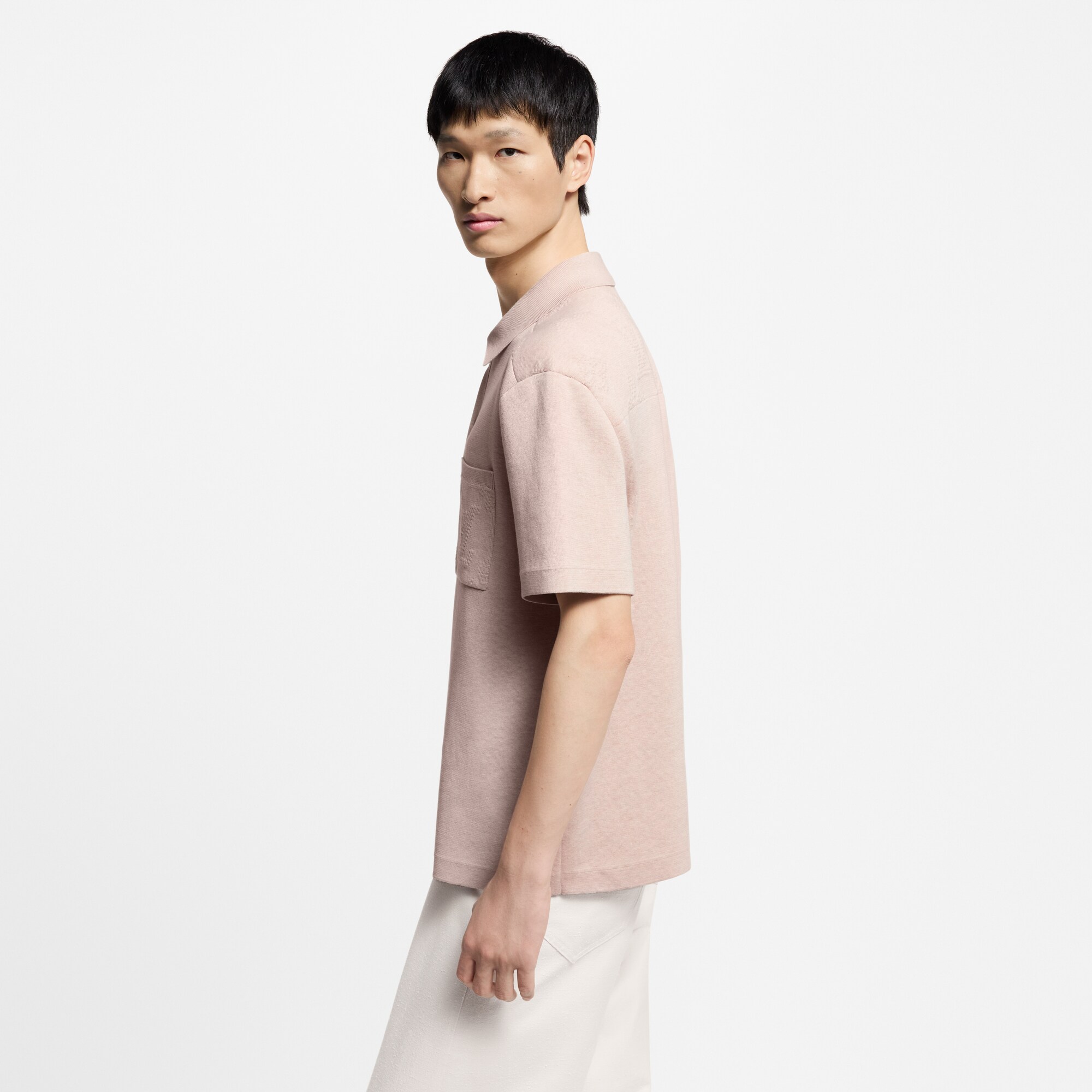 Camisa de manga corta Monogram en punto  Hombre Prêt-à-Porter Camisas | LOUIS VUITTON (Zoom de producto)