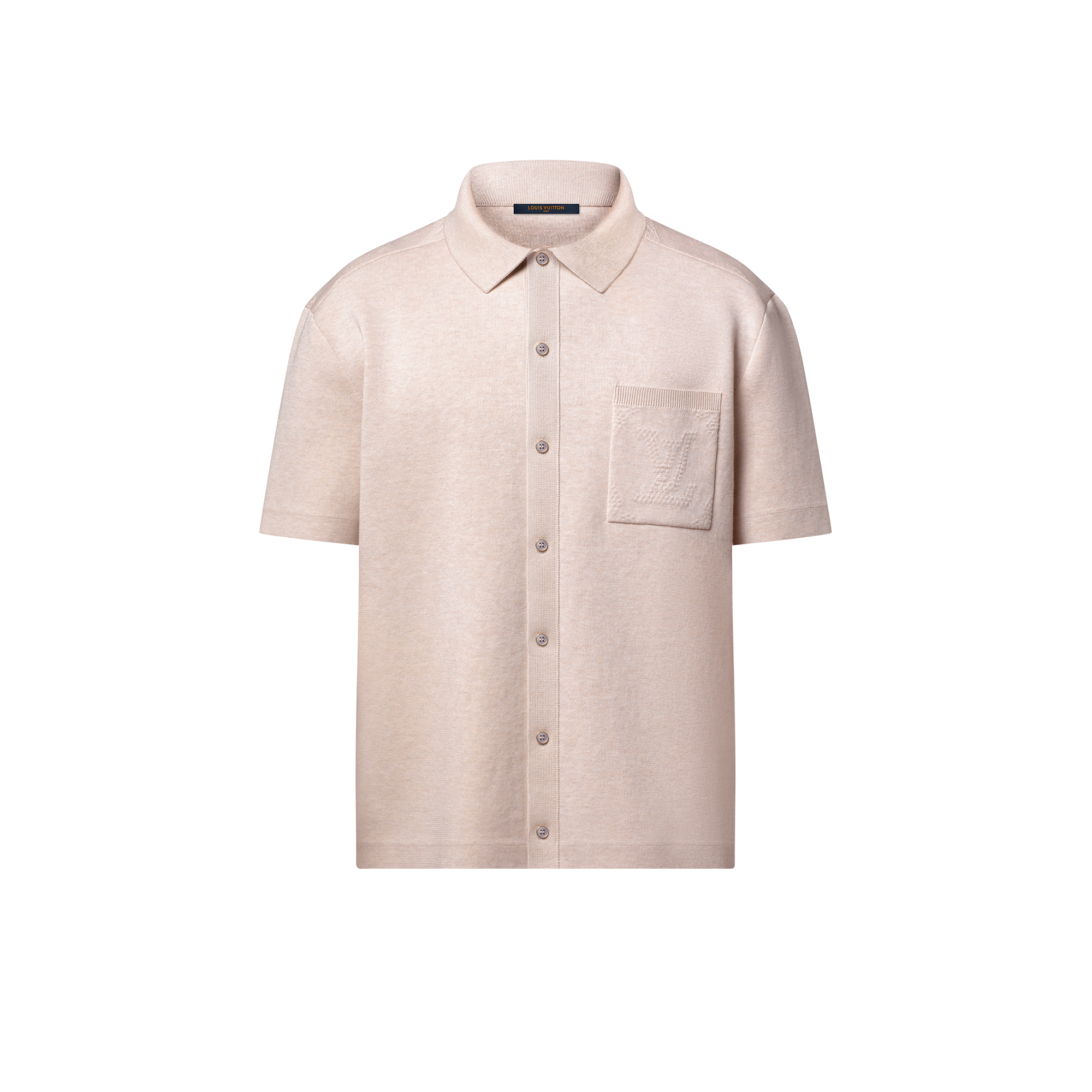 Camisa de manga corta Monogram en punto  Hombre Prêt-à-Porter Camisas | LOUIS VUITTON (Zoom de producto)