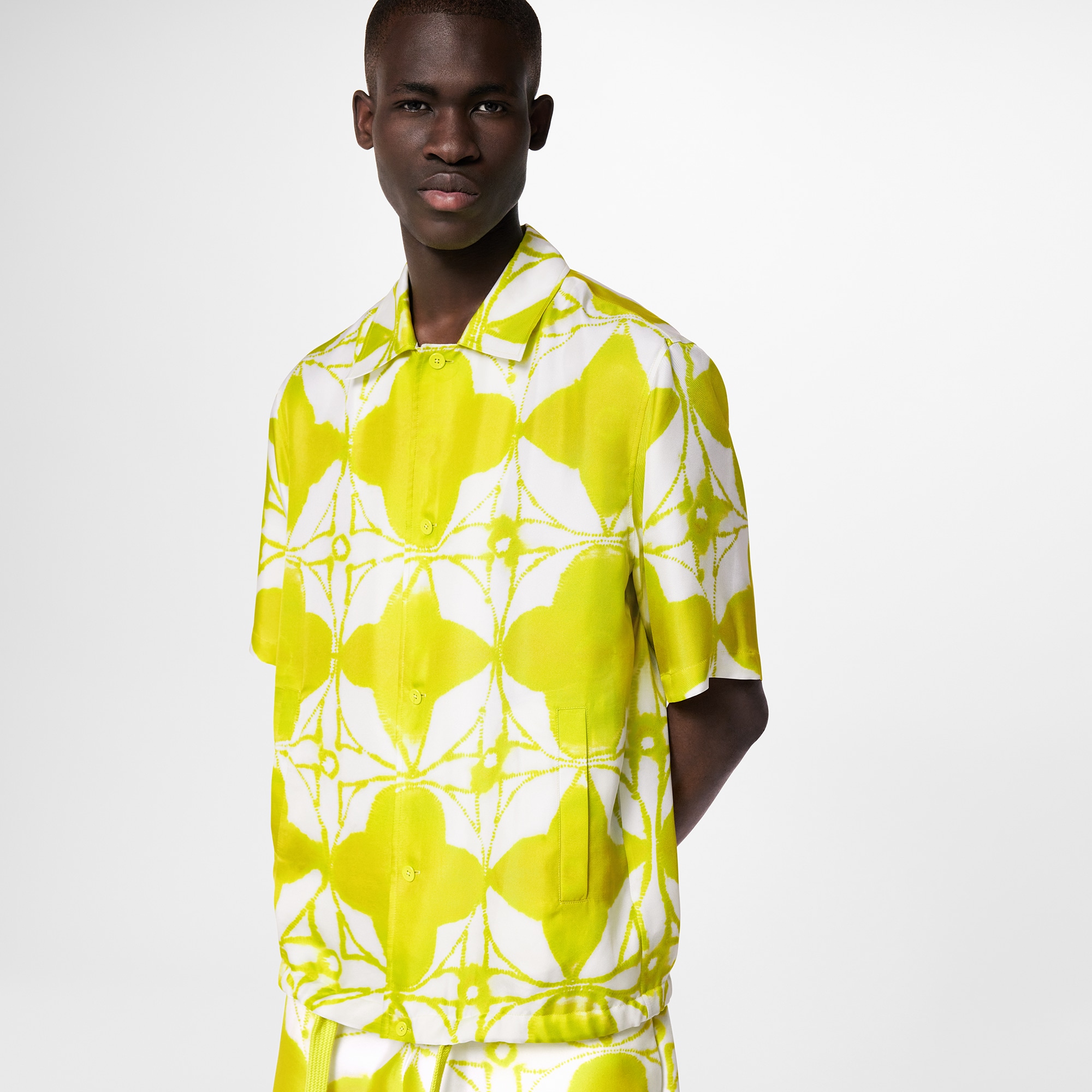 Camisa de manga corta Monogram Shibori  Hombre Prêt-à-Porter Camisas | LOUIS VUITTON (Zoom de producto)