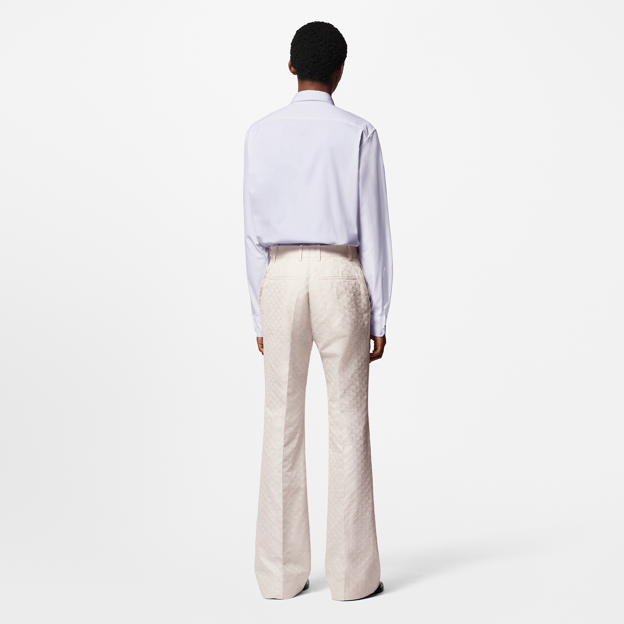 Camisa de manga larga en algodón  Hombre Prêt-à-Porter Camisas | LOUIS VUITTON (Zoom de producto)