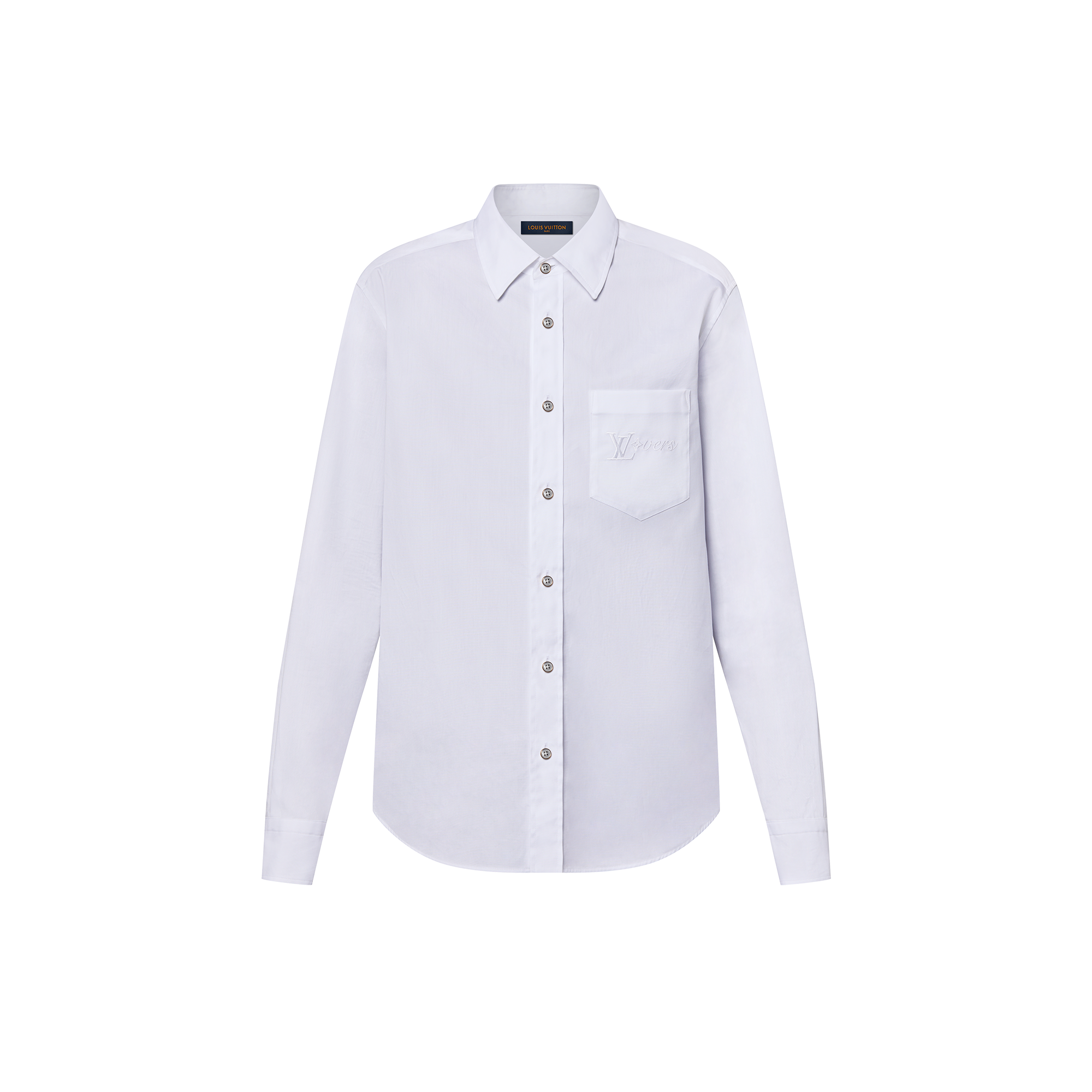 Camisa de manga larga en algodón  Hombre Prêt-à-Porter Camisas | LOUIS VUITTON (Zoom de producto)
