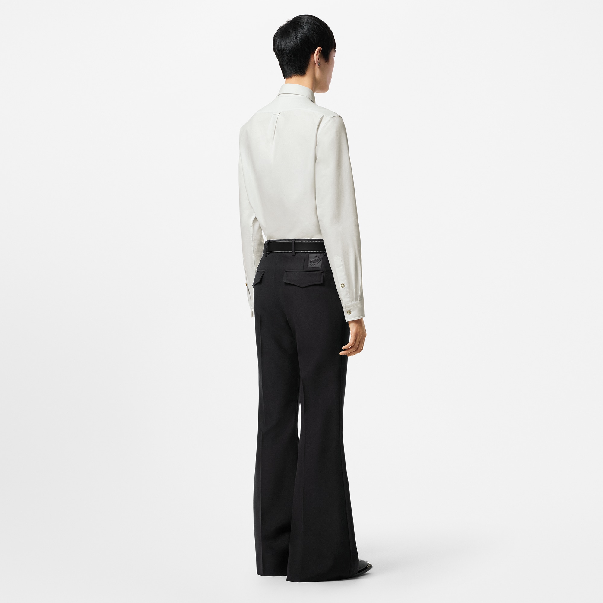 Camisa de manga larga en algodón  Hombre Prêt-à-Porter Camisas | LOUIS VUITTON (Zoom de producto)