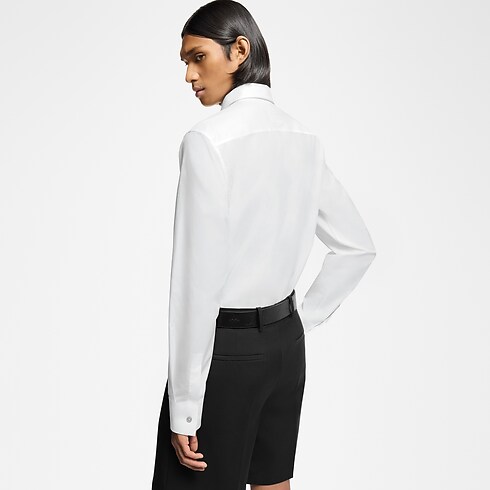 Camisa de manga larga en algodón Hombre Prêt-à-Porter Camisas | LOUIS VUITTON (Zoom de producto)