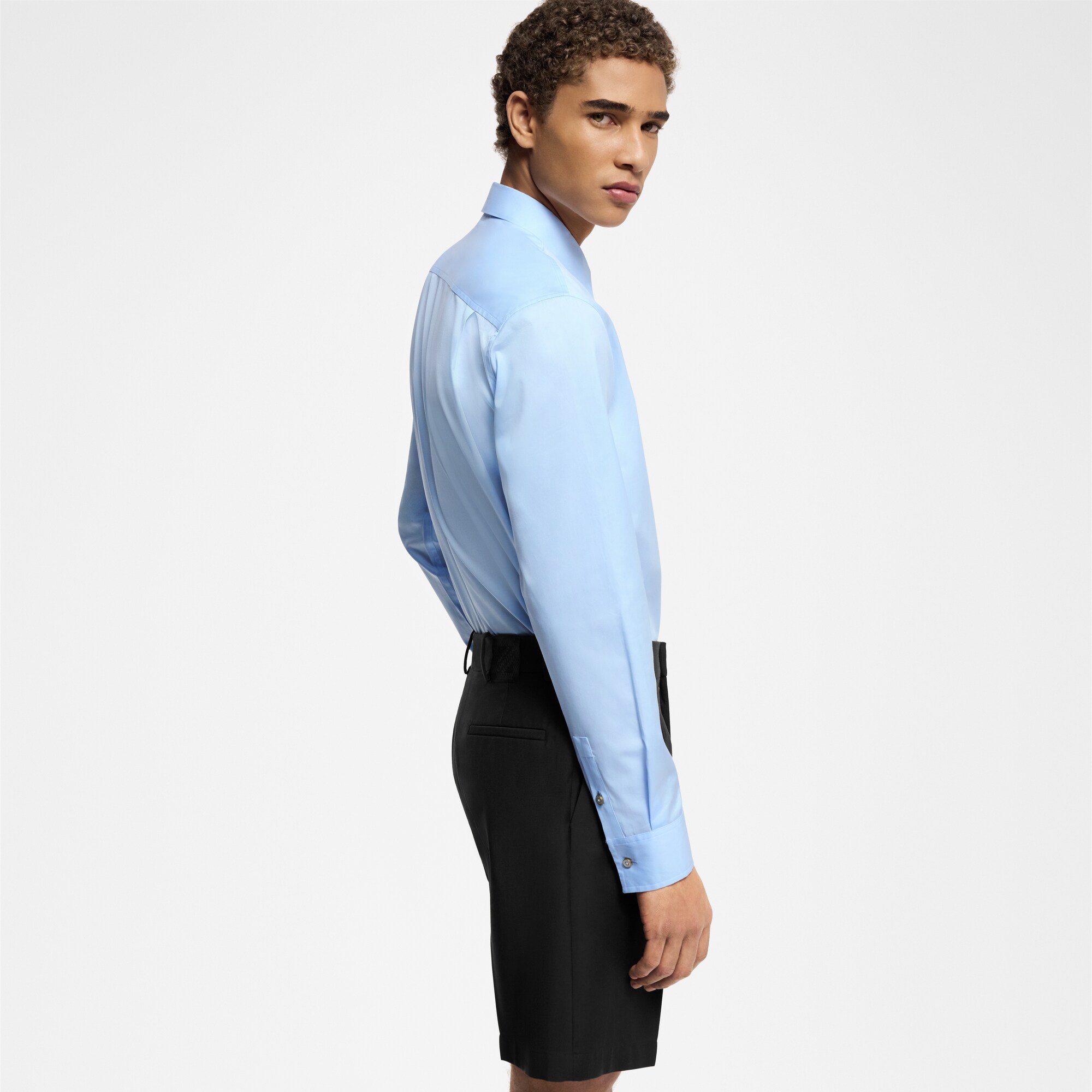 Camisa de manga larga en algodón  Hombre Prêt-à-Porter Camisas | LOUIS VUITTON (Zoom de producto)