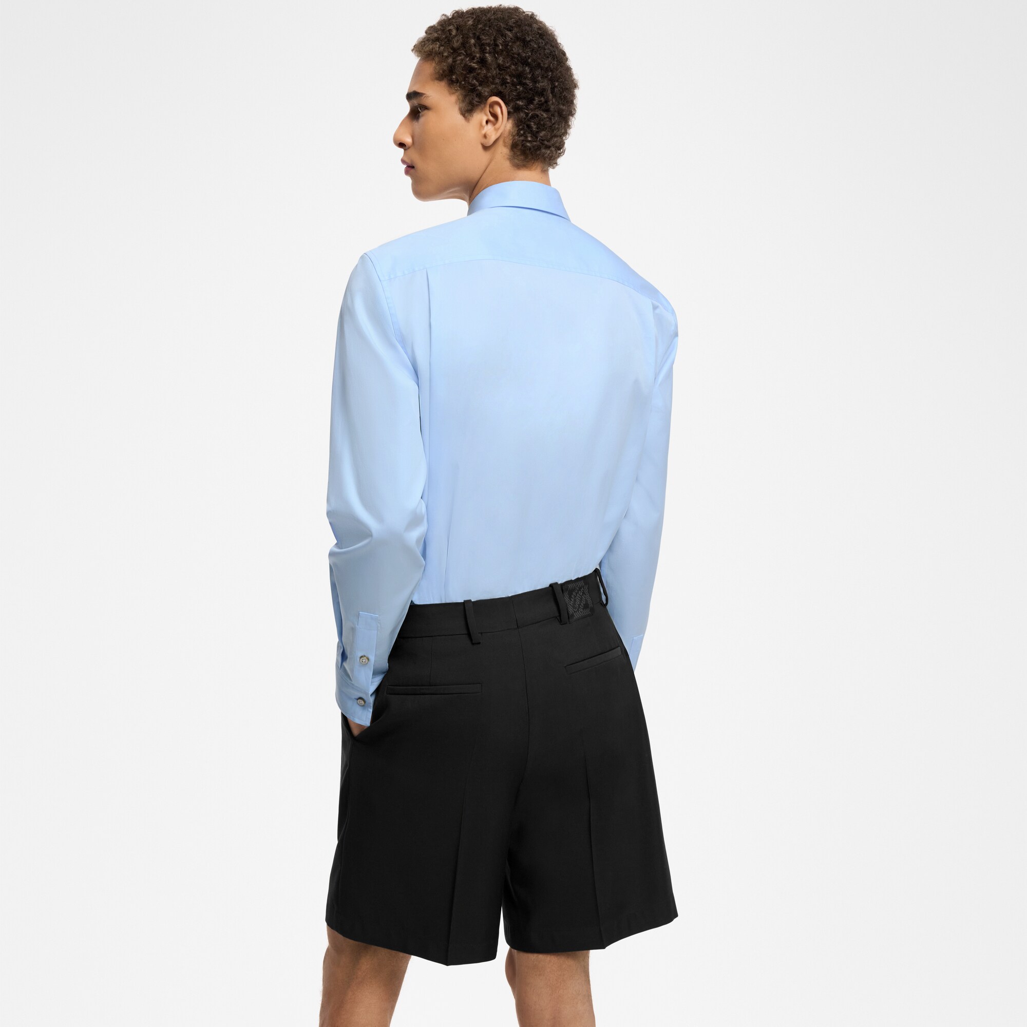 Camisa de manga larga en algodón  Hombre Prêt-à-Porter Camisas | LOUIS VUITTON (Zoom de producto)