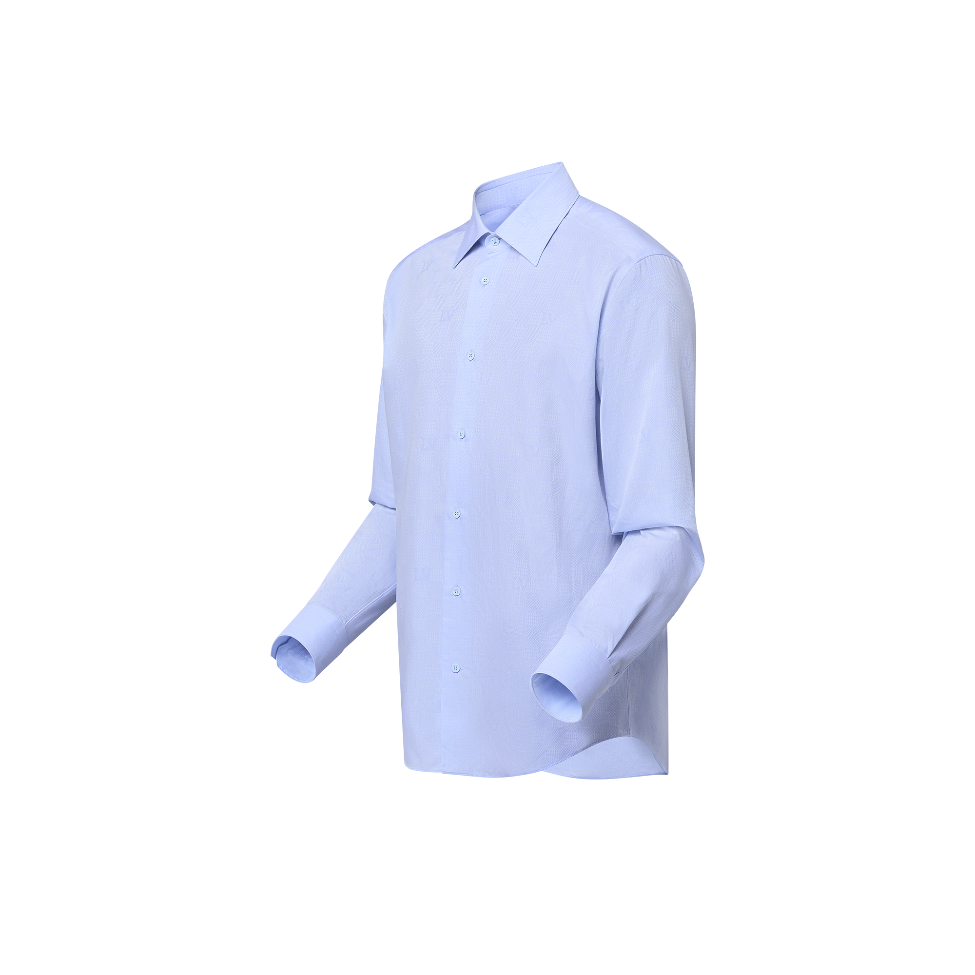 Camisa de manga larga en algodón  Hombre Prêt-à-Porter Camisas | LOUIS VUITTON (Zoom de producto)